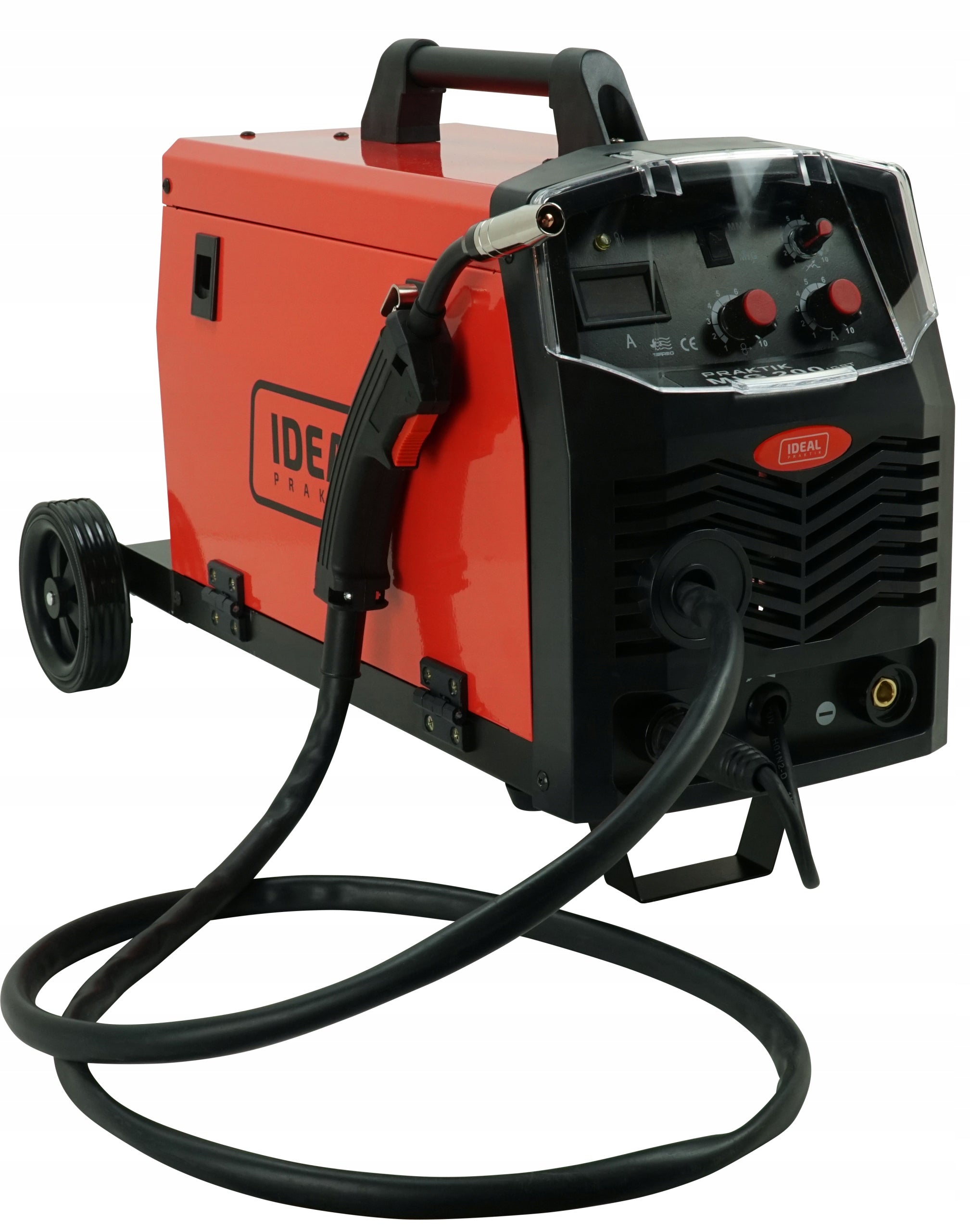 WELDER MIGOMAT IGBT 2in1 IDEAL PRAKTIK MIG 200 Duty cycle time 60%