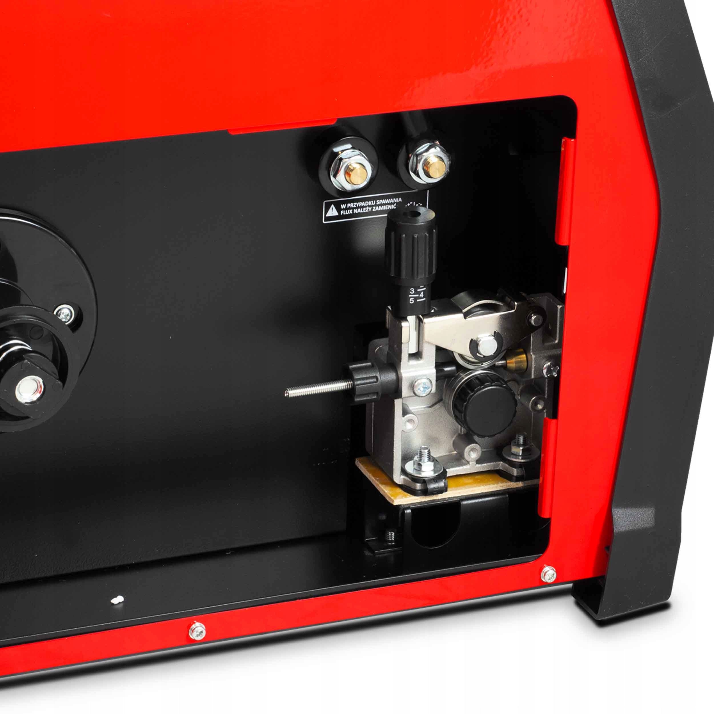 WELDER MIGOMAT MIG MAG Synergy WELDMAN MIDI MIG 222 IGBT FLUX 220A 230V Additional features infinitely adjustable welding current EURO holders LCD display