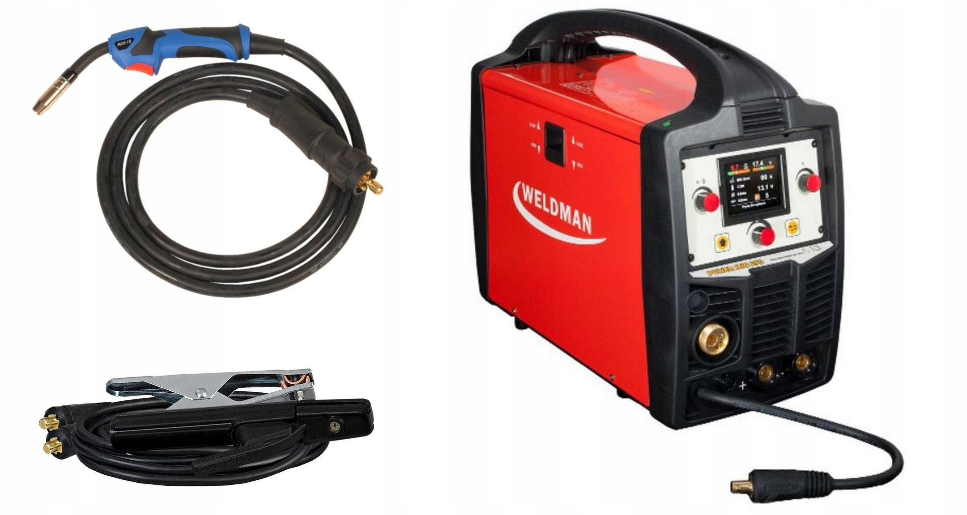 @WELDER Migomat POWER MIG 210 LCD SYNERGY 4x41