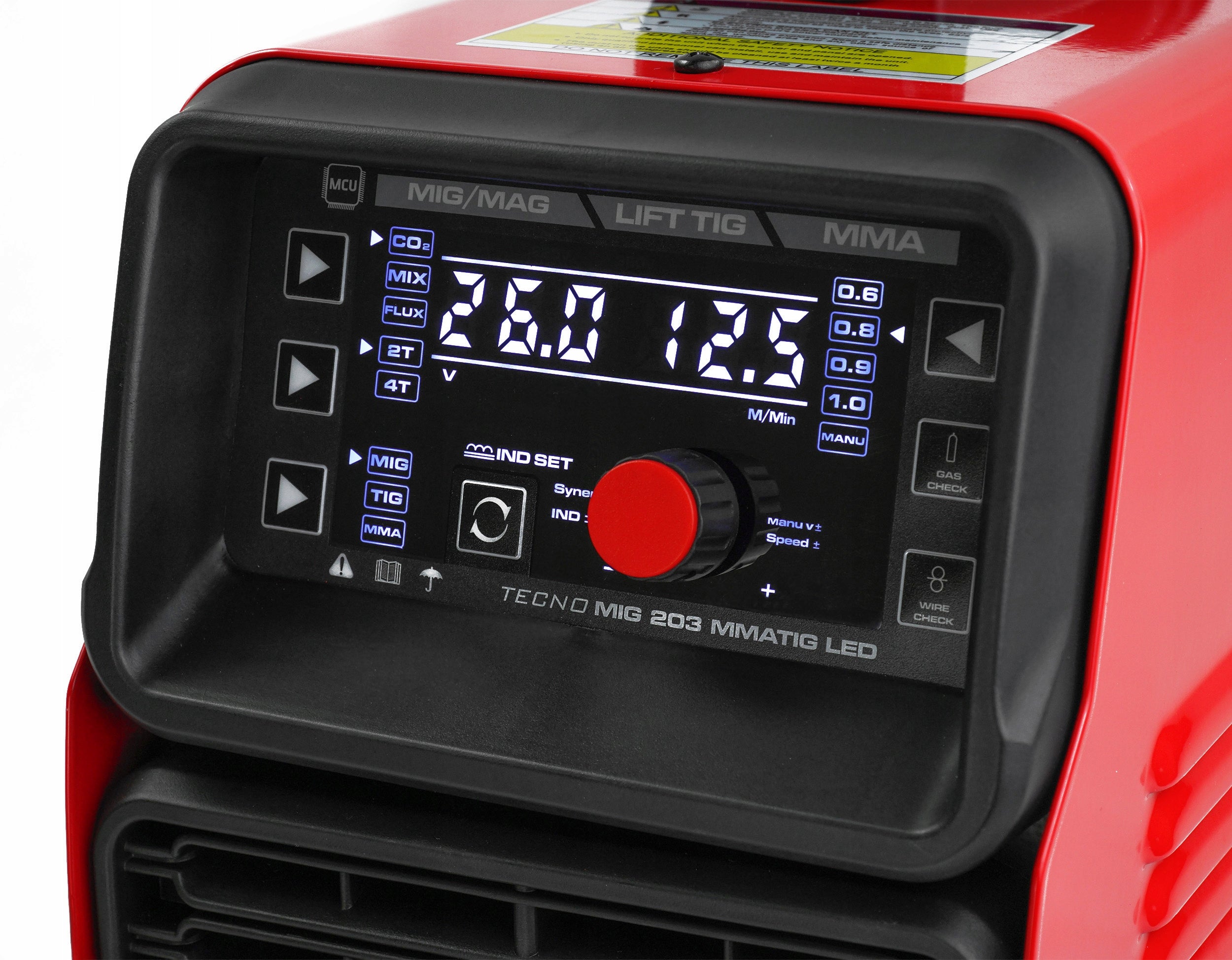 WELDING MACHINE MIGOMAT IDEAL TECNO MIG 203 200A MMA TIG 3IN1 SYNERGY SET Brand IDEAL