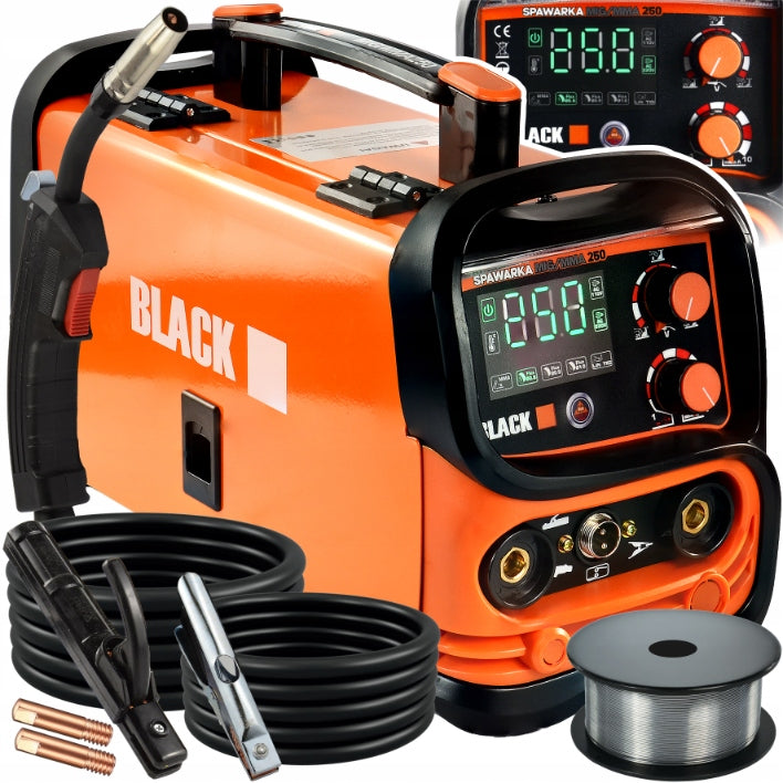 WELDING MACHINE MIGOMAT MIG MAG MMA 250A FLUX BLACK