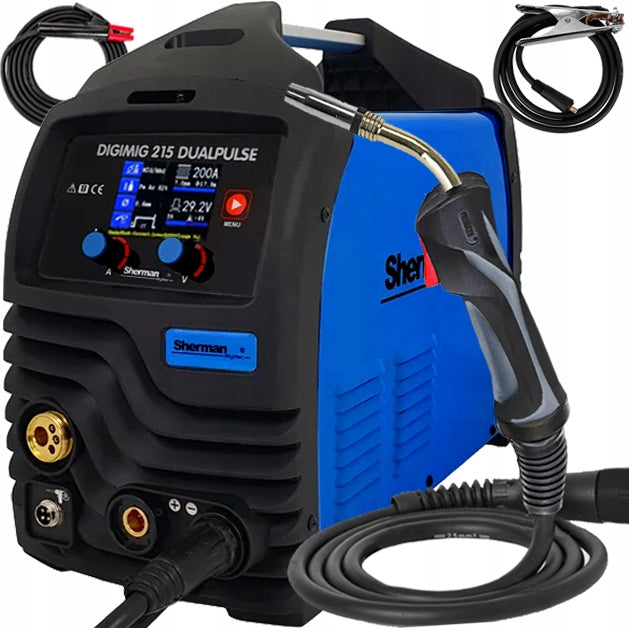 WELDING MACHINE SHERMAN DIGIMIG 215 DUALPULSE SYNERGY 4T