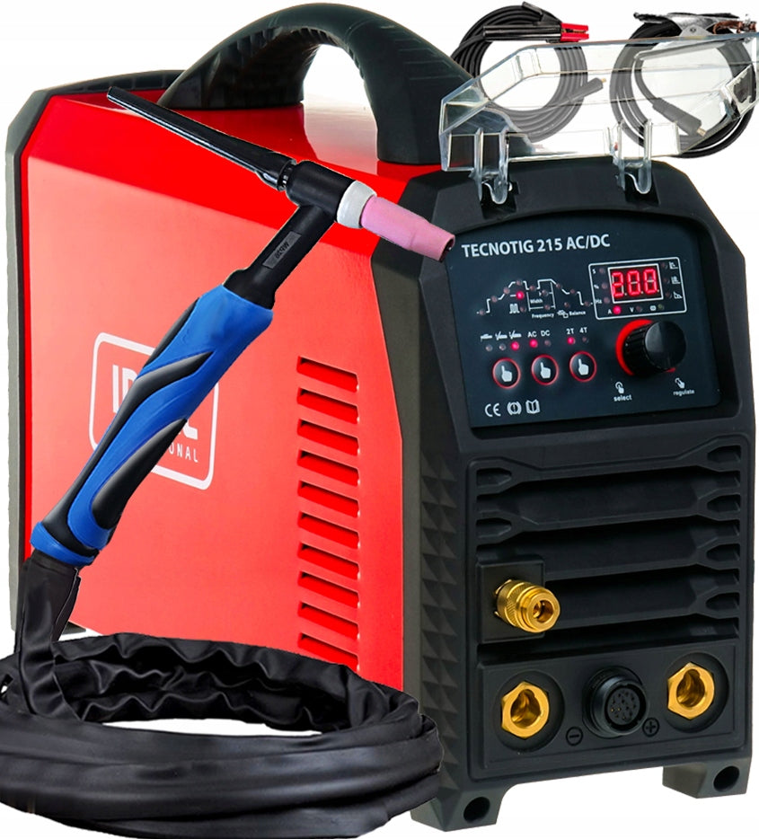 WELDING MACHINE TIG HF AC/DC TECNO TIG 215 200A 230V MMA
