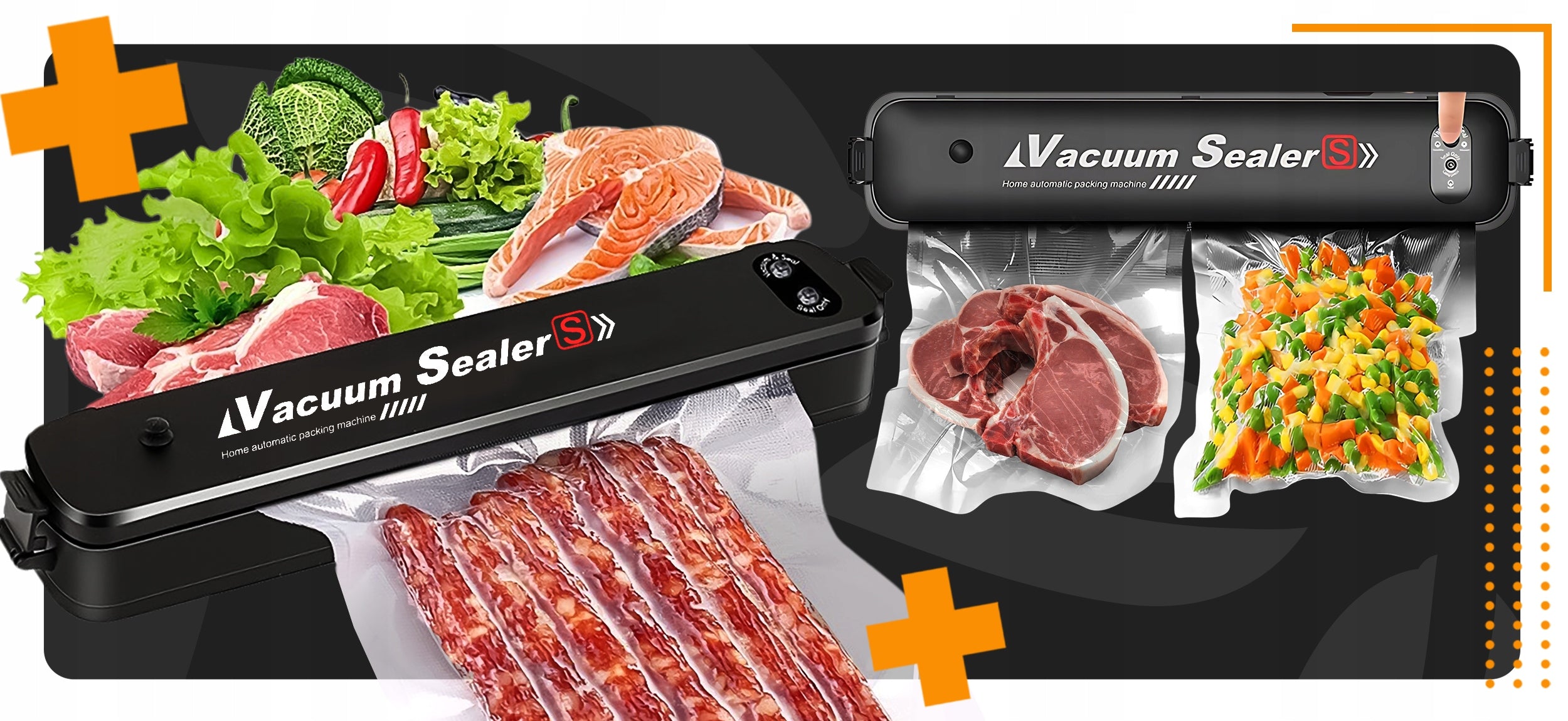 WELDING MACHINE VACUUM PACKING MACHINE FOR FOOD AND VEGETABLE PACKAGING + 10 BAGS EAN (GTIN) 5904087207091