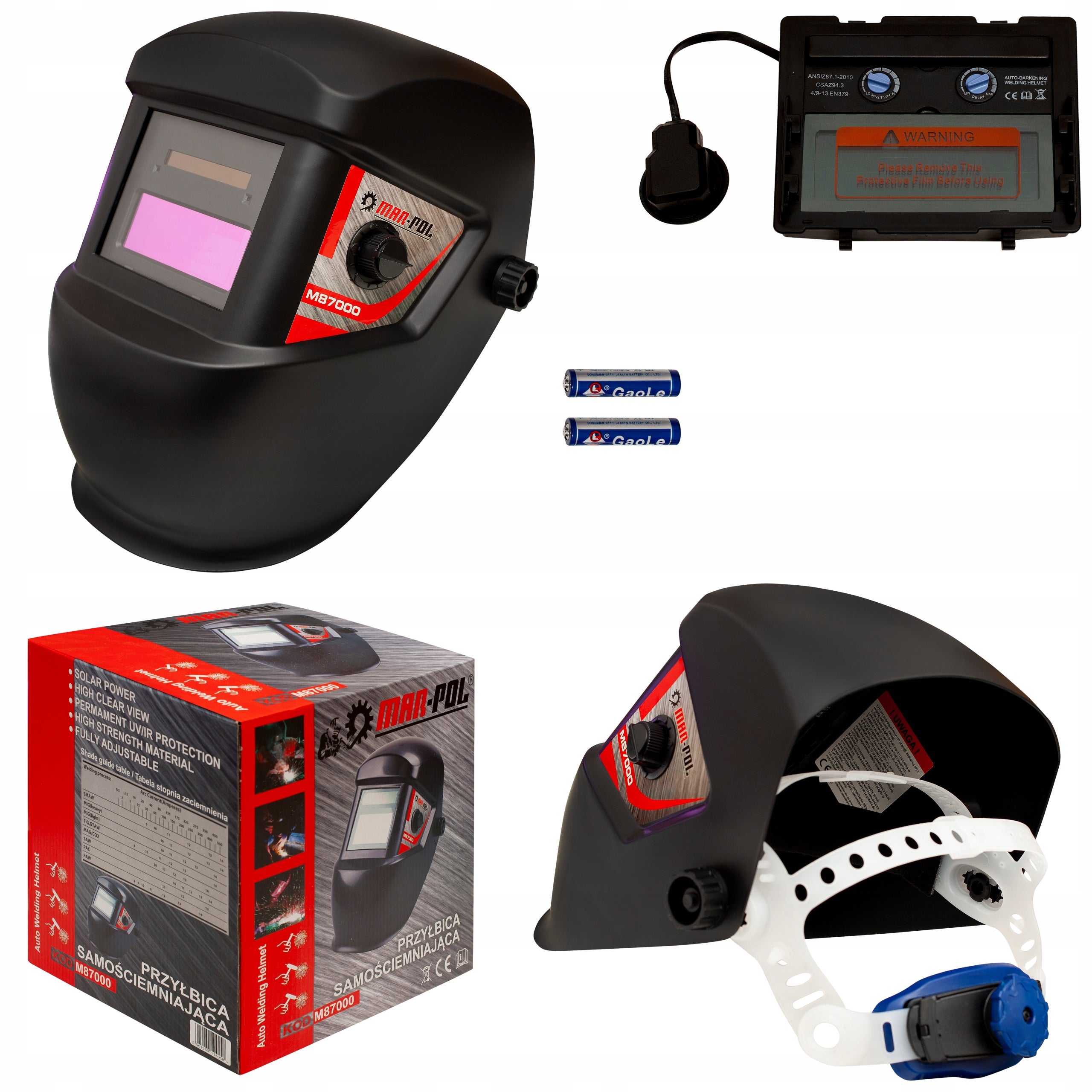 WELDING MASK SELF-TINTING VISOR MIG MAG MMA TIG