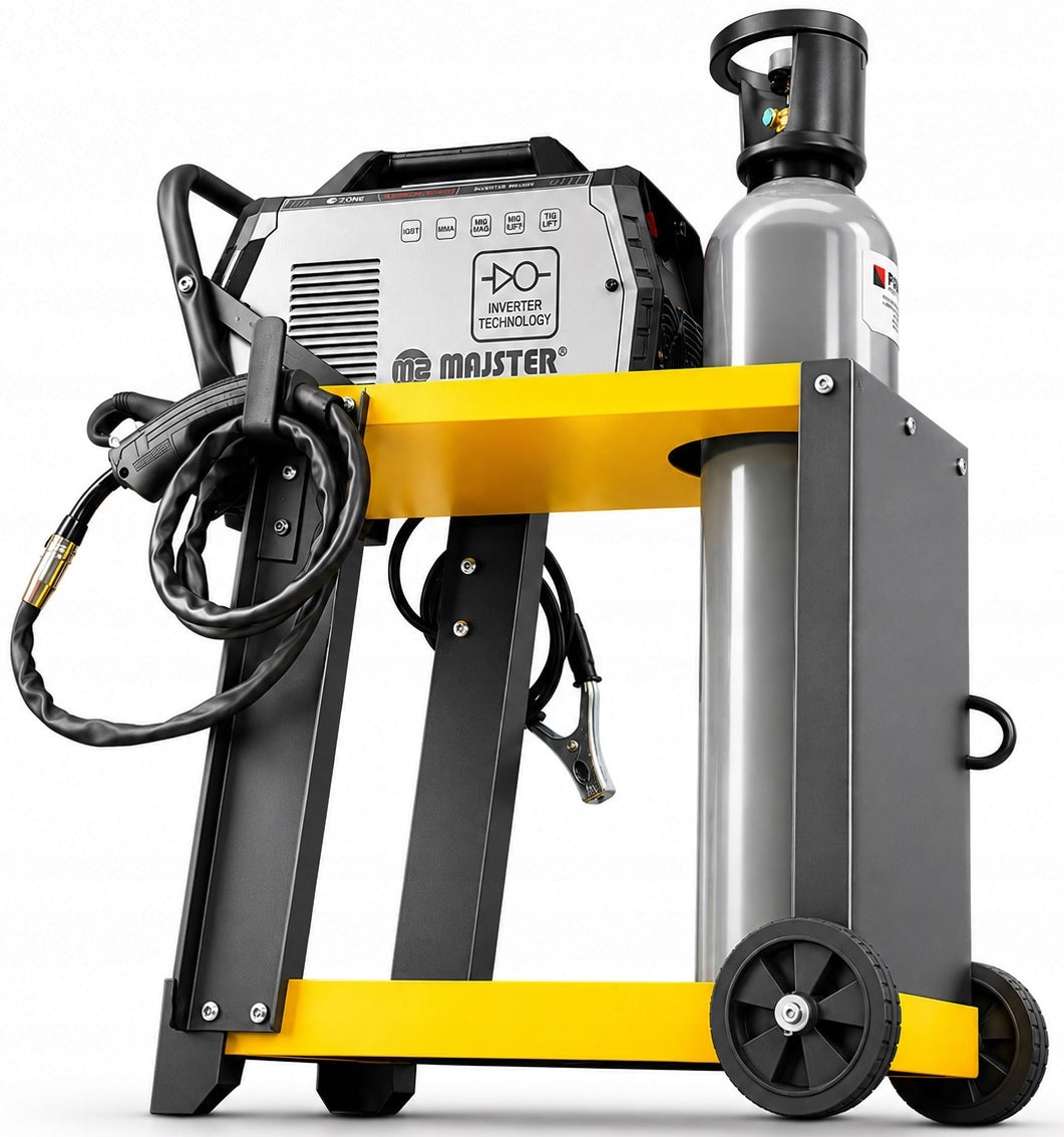 WELDING TROLLEY FOR MIG flux MAJSTER PRO MP0185 WELDING MACHINES Adjustable + -