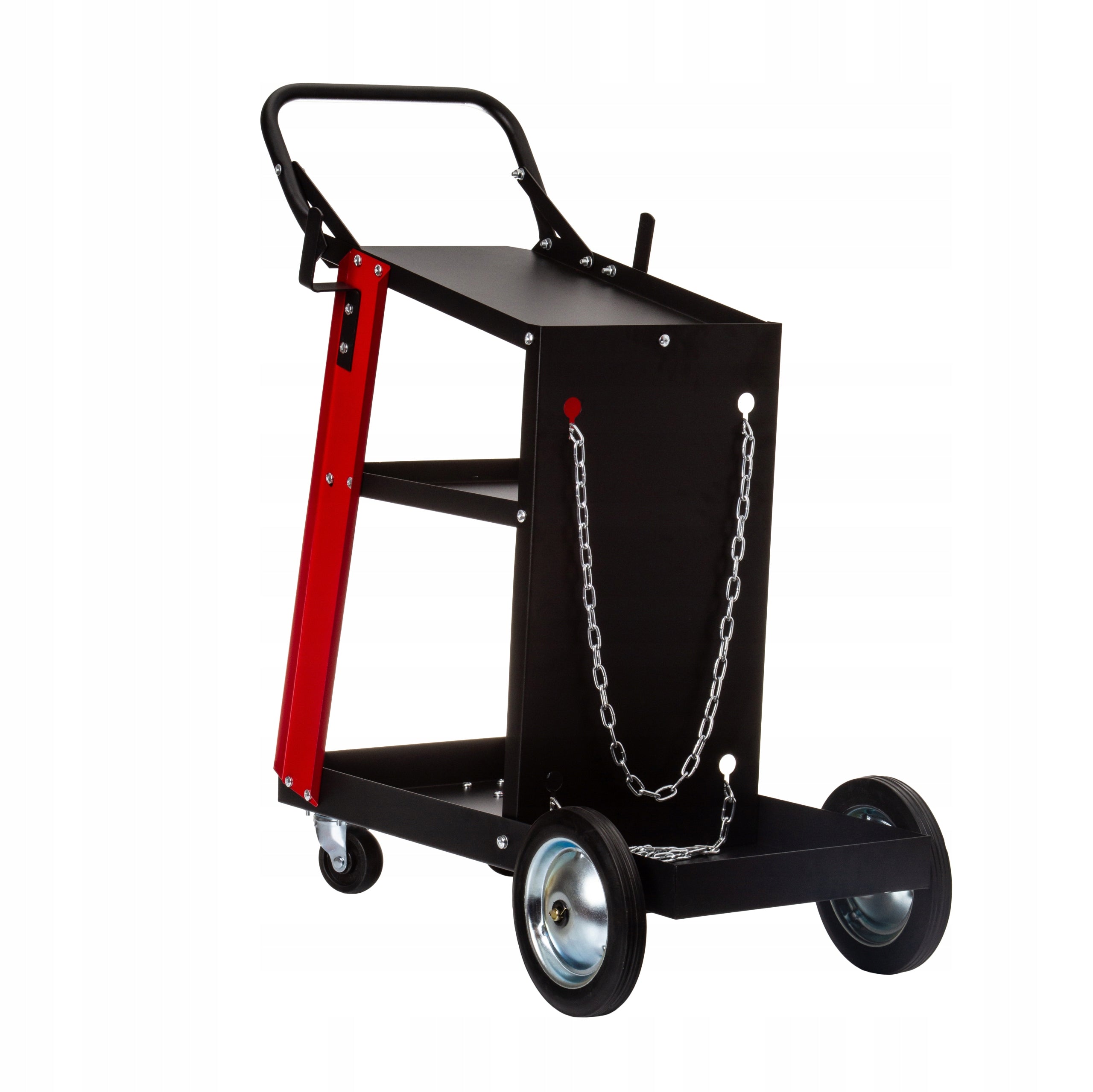 WELDING TROLLEY FOR WELDING MACHINES WITH SHELF SPACE FOR CYLINDER 3 SHELVES Packaging status original