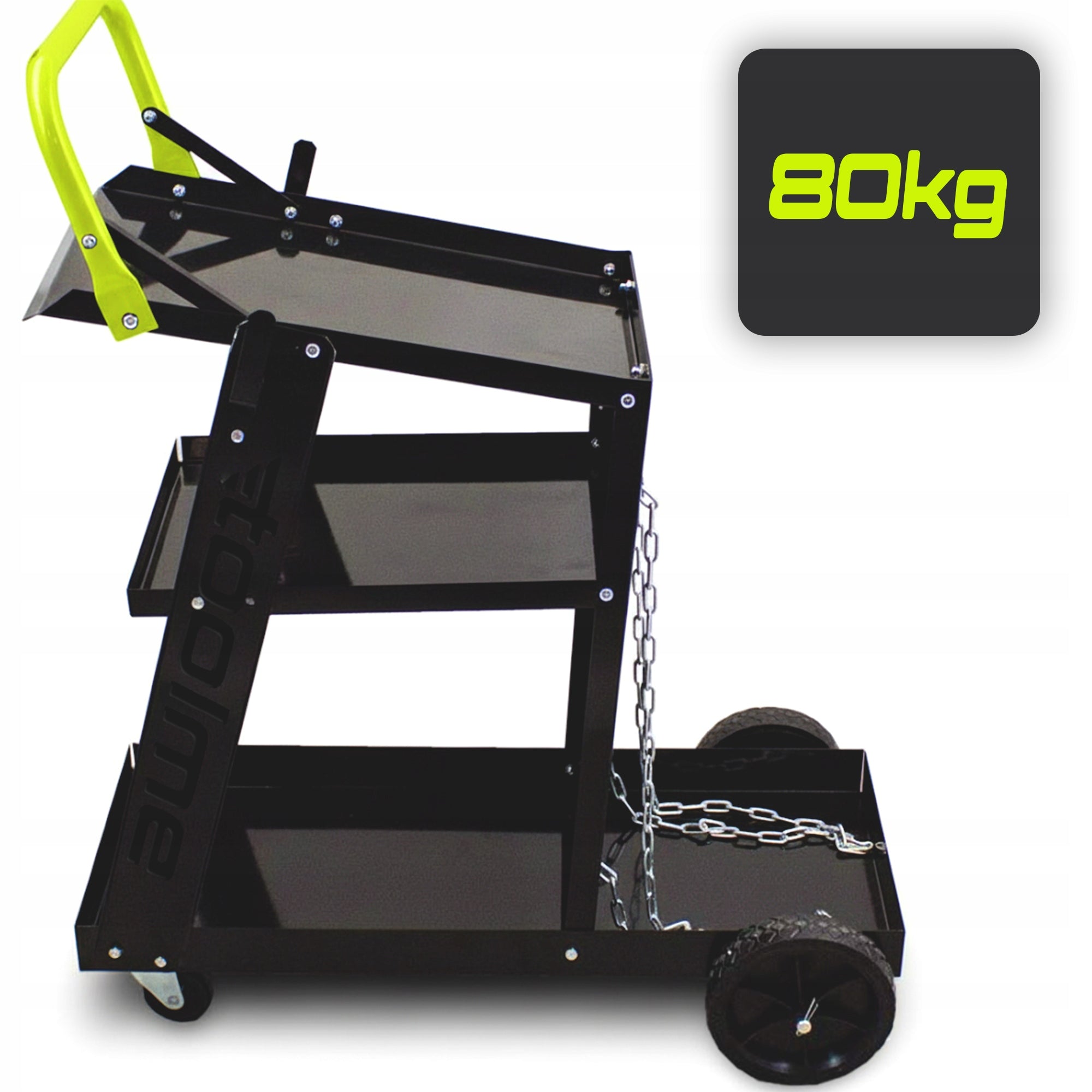 WELDING TROLLEY FOR WELDING MACHINES with shelf for cylinders on wheels TOOLME TM210 PRO Manufacturer code TM210
