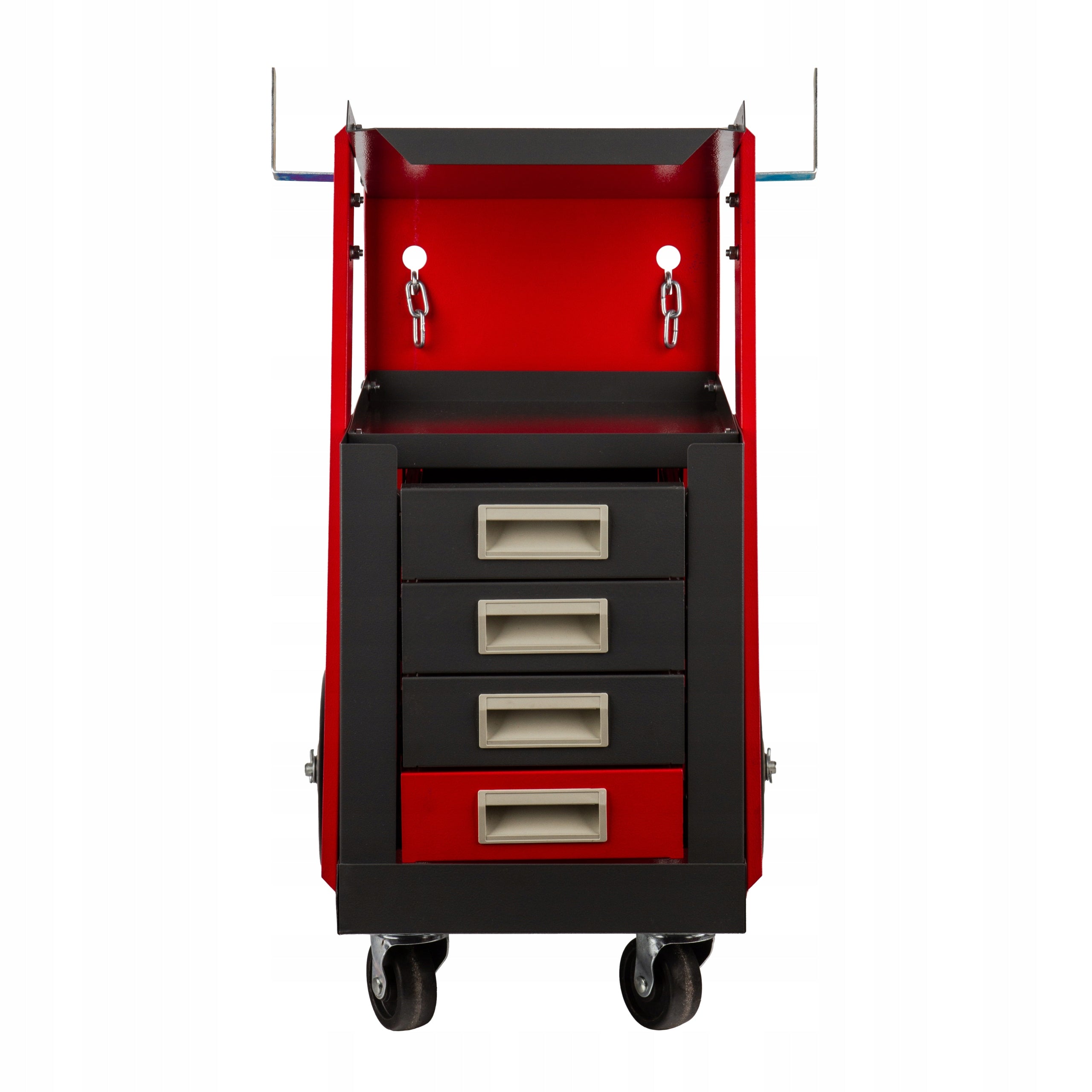 WELDING TROLLEY WITH 4 FOUR DRAWERS FOR WELDING MACHINES + CYLINDER SHELF Customs tariff code 87168000