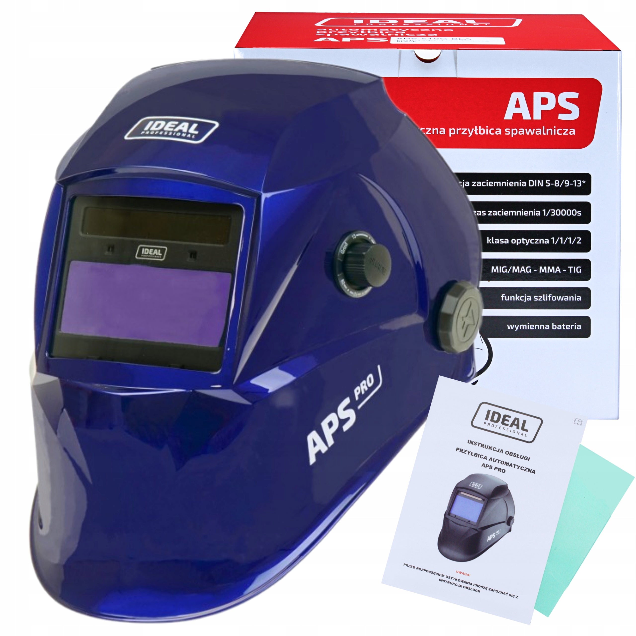WELDING VISOR SELF-TINTING MASK LCD
