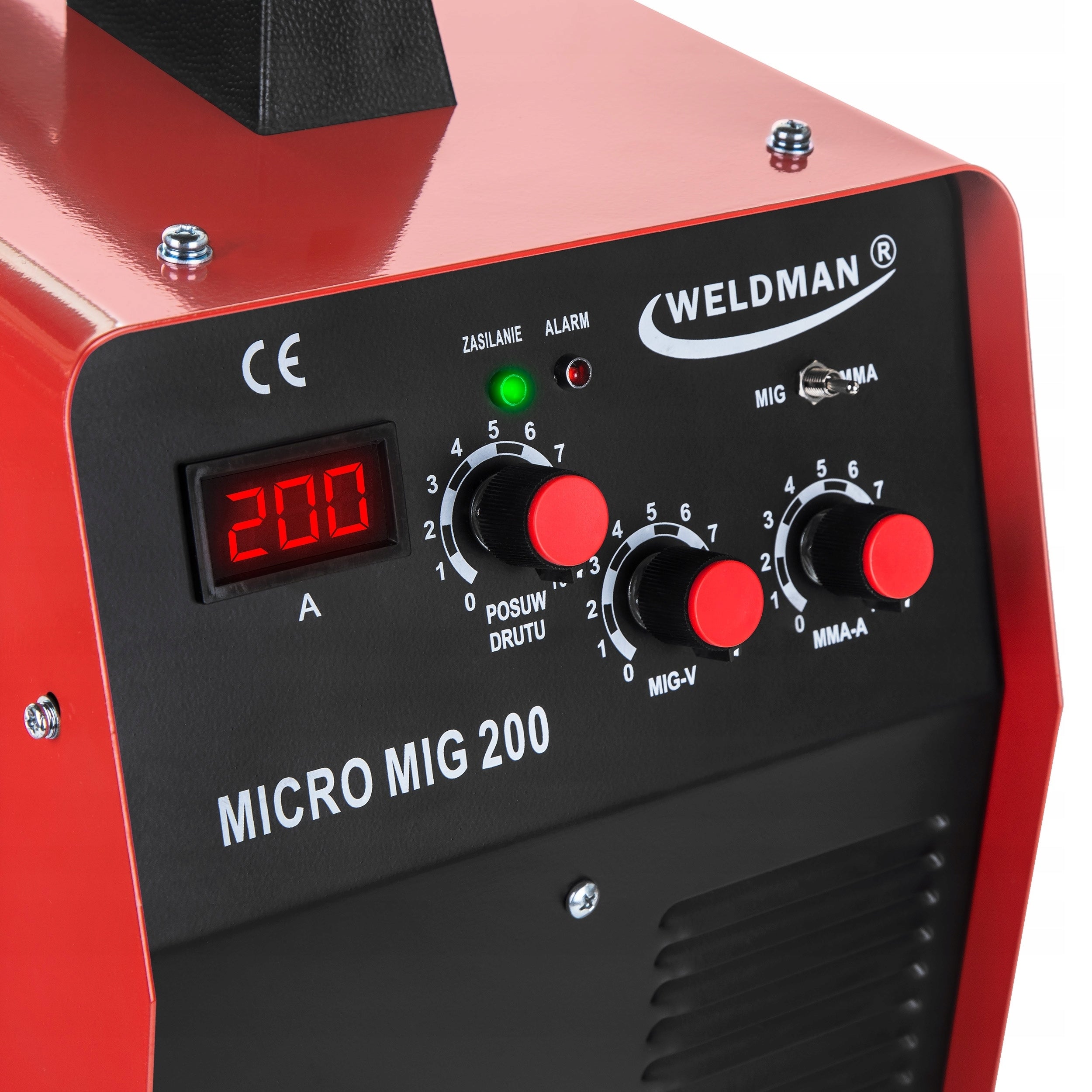 WELDMAN MICRO MIG 200 MAG MMA ALUMINIUM IGBT 200A 230V WELDING MACHINE Packaging status original