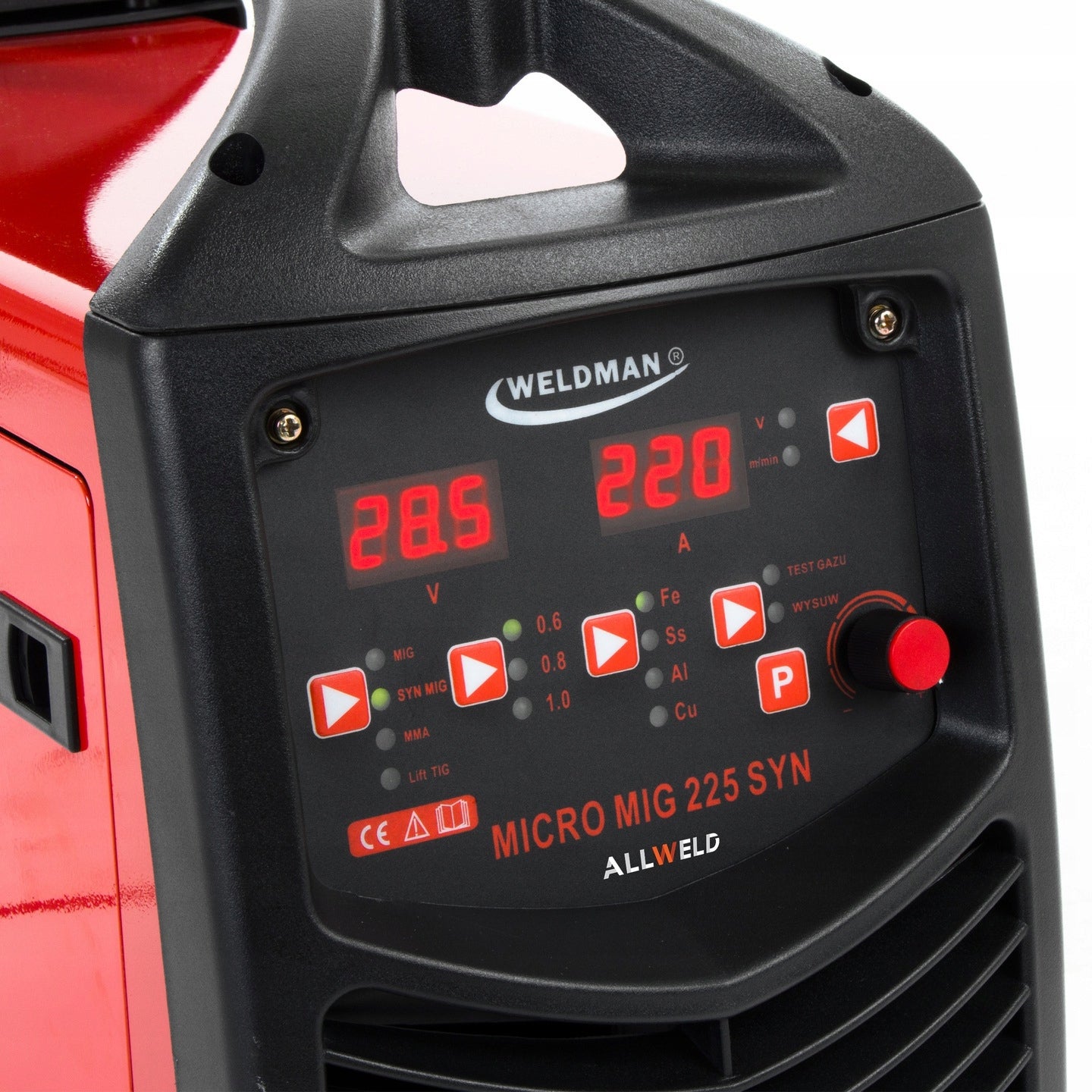 WELDMAN MICRO MIG 225 SYNERGY MMA TIG IGBT 230V 220A 3IN1 MIGOMAT WELDING MACHINE EAN (GTIN) 5907195566470