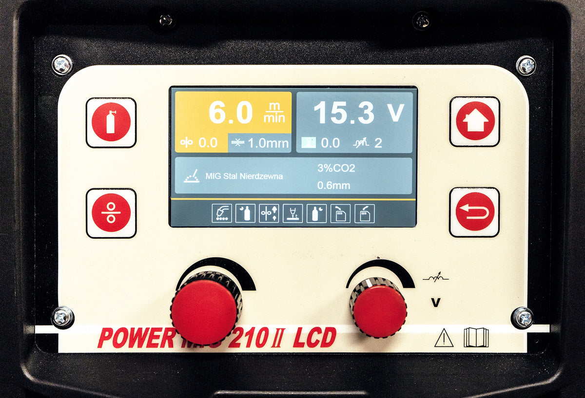 WELDMAN SEMI-AUTOMATIC WELDING MACHINE POWERMIG210 LCD SYN MIG/TIG/MMA 4×4 Brand Weldman