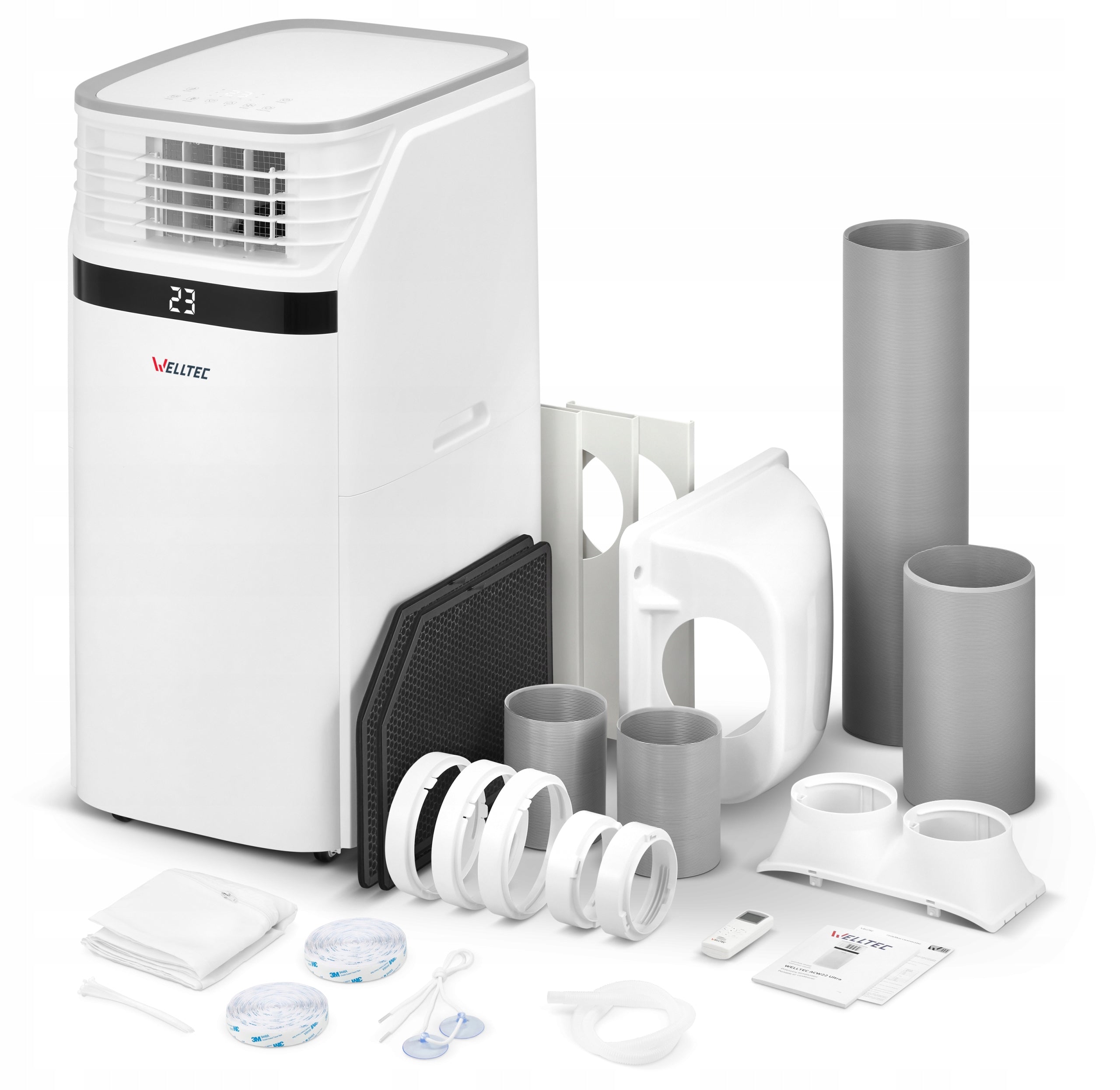 WELLTEC ACW22 ULTRA - PORTABLE AIR CONDITIONER 3in1 | 6,5kW | WiFi | WITH PLENUM