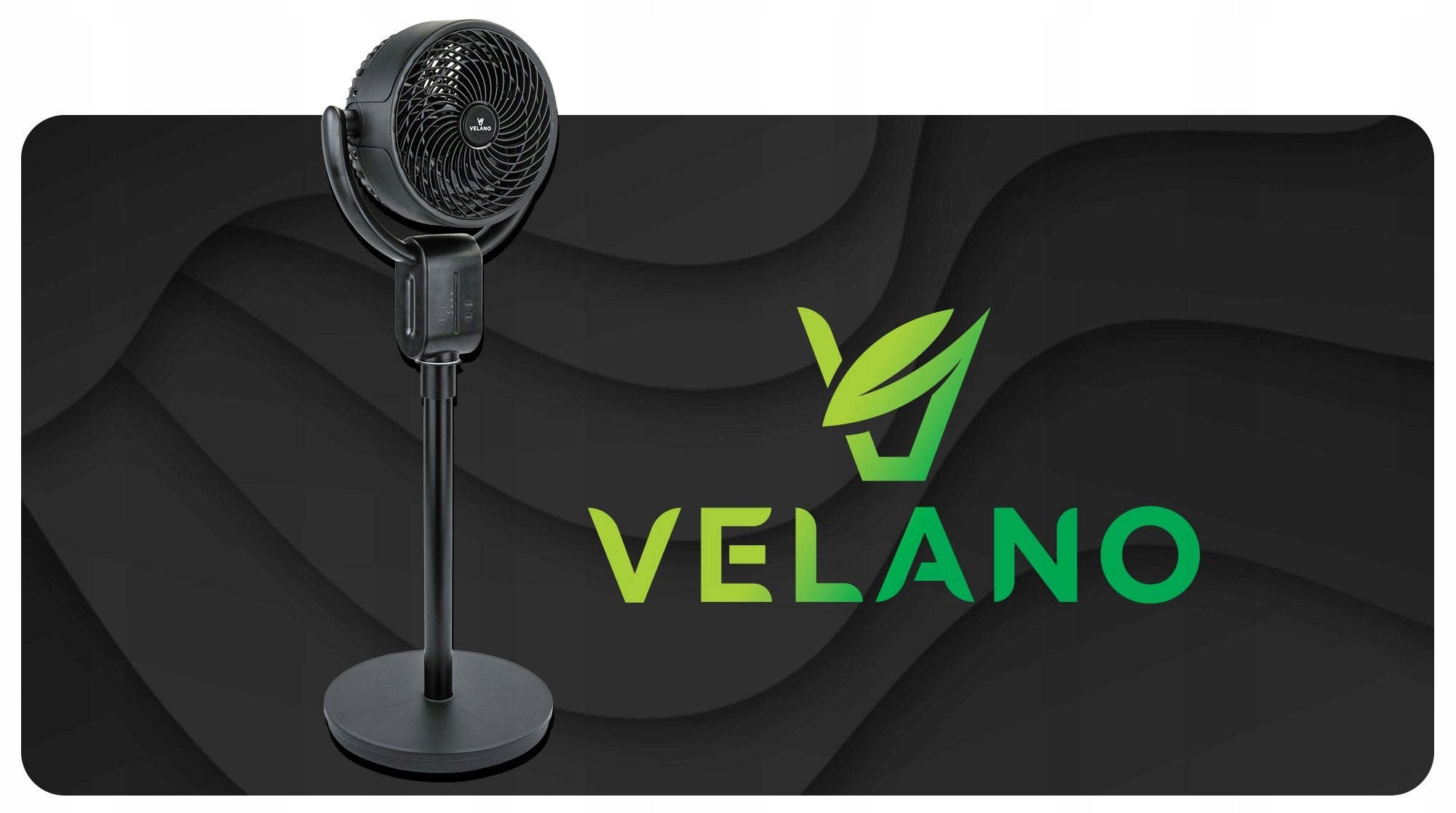 WENTYLATOR PODŁOGOWY DUŻY WIATRAK STOJĄCY TIMER REGULACJA OSCYLACJA MOC 50W Brand Velano