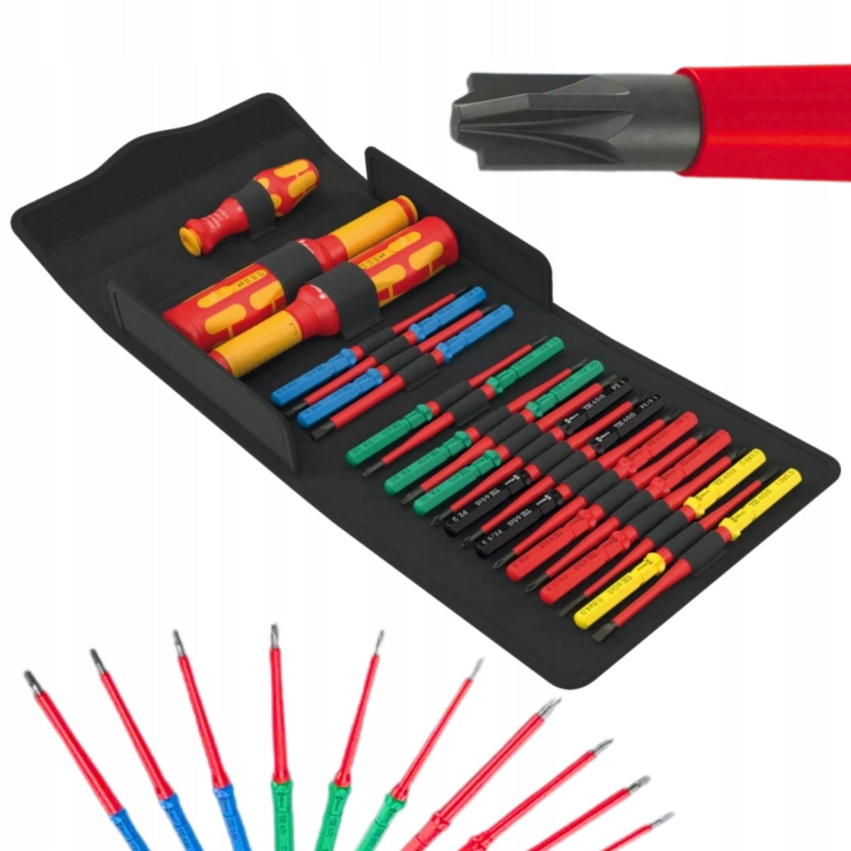 WERA 05006633001 25el KRAFTFORM SPEED CONTROL CABINET TOOL KIT
