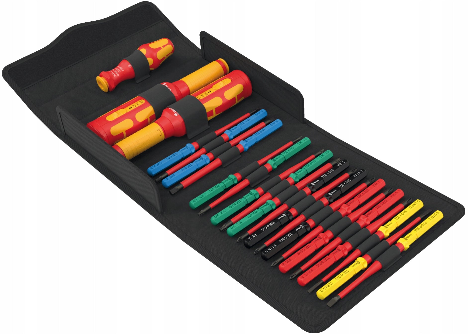 WERA Insulated screwdrivers VDE Kraftform Compact Safe-Torque 23pcs 05006633001