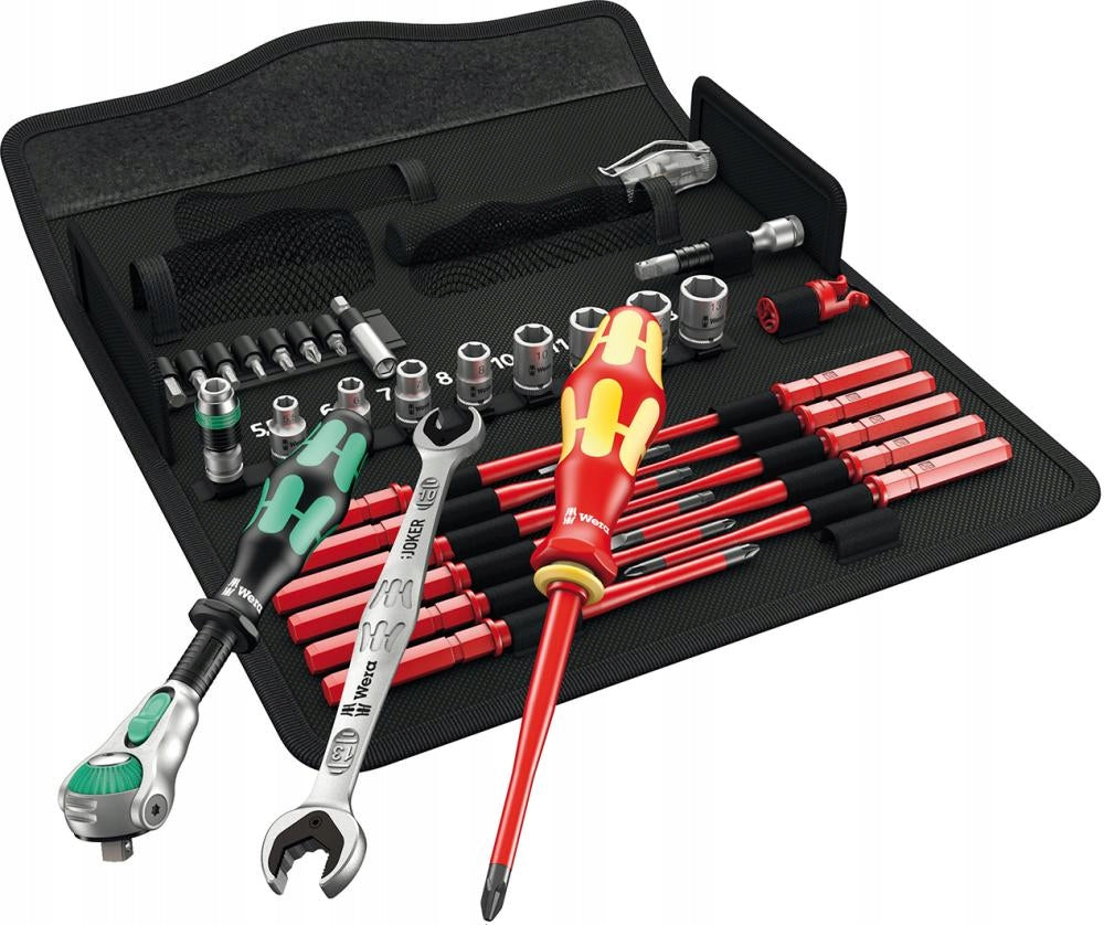 WERA set Kraftform Compact In 1 screwdrivers, 1/4 inch ratchet 05135926001 Brand Wera