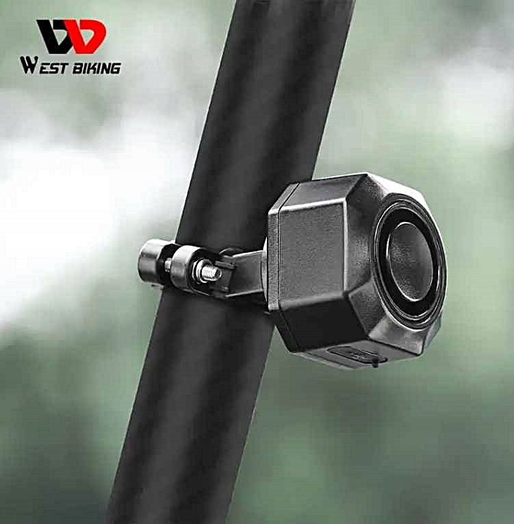 WESTBIKING Bicycle Alarm Range 80m Very Loud USB Shock Response Brand no brand