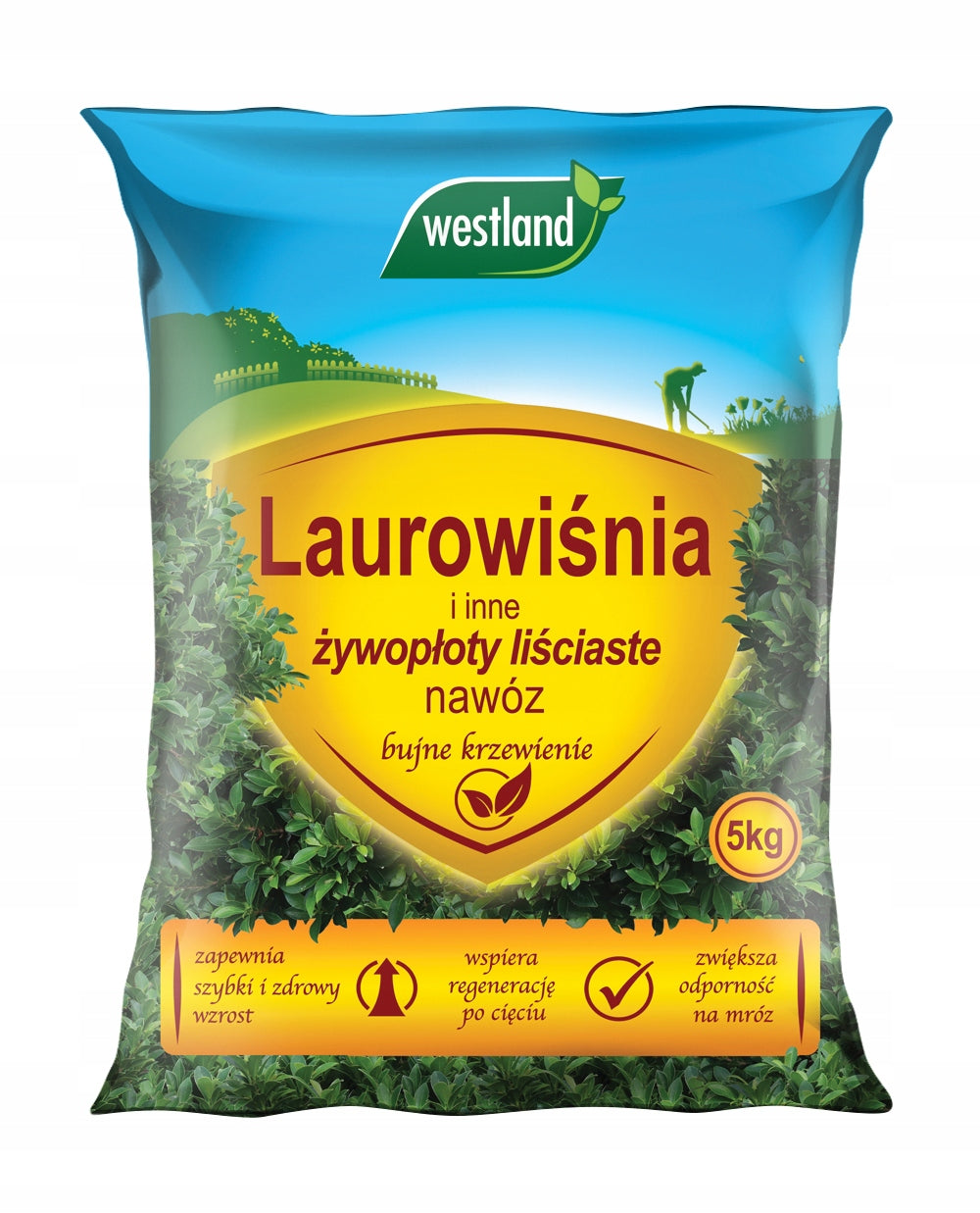 WESTLAND FERTILIZER FOR LAURELS AND OTHER DECIDUOUS HEDGES SPREADING 5KG EAN (GTIN) 5901688875544