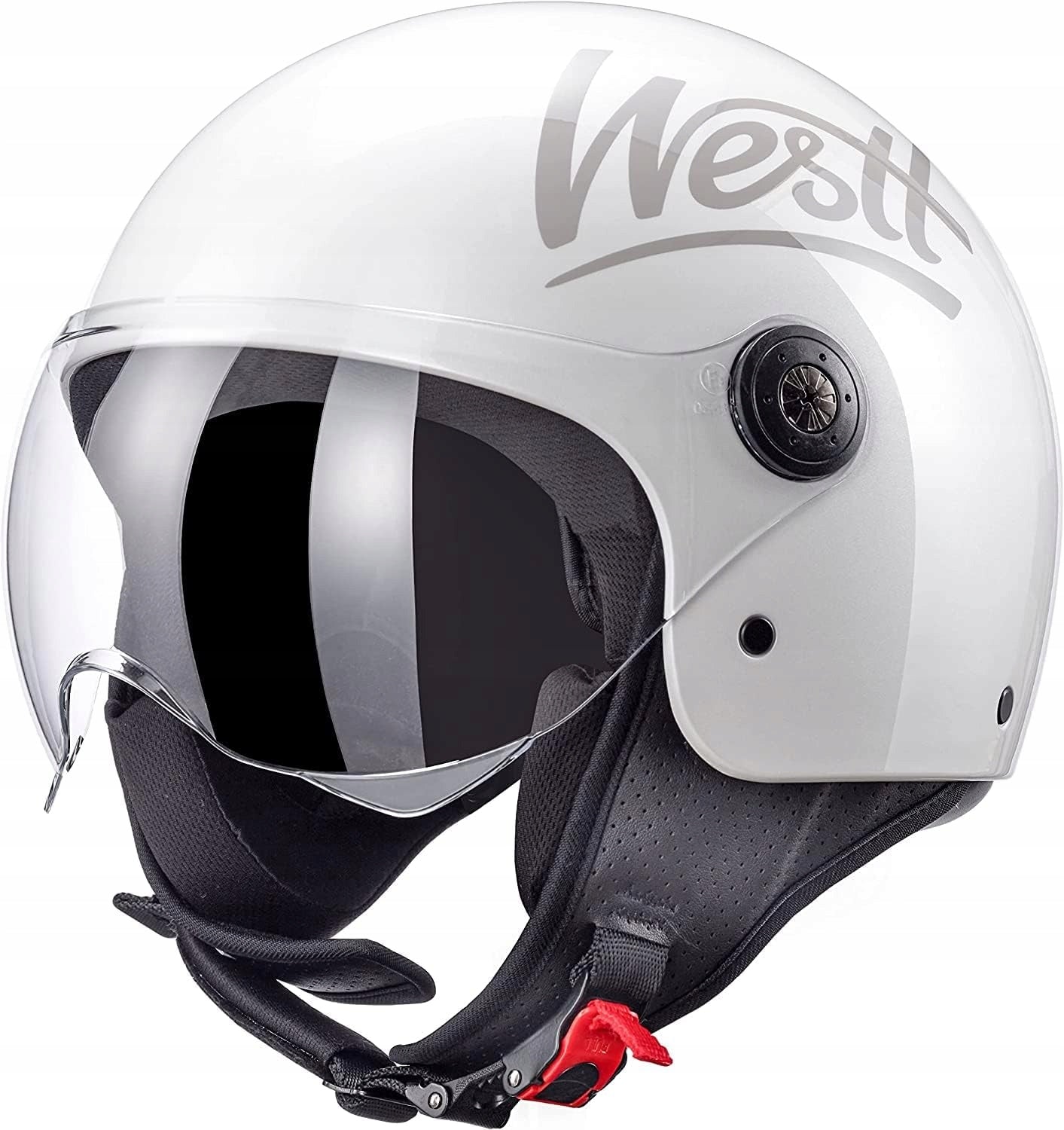 WESTT Classic Jet Helmet Motorcycle Helmet with visor