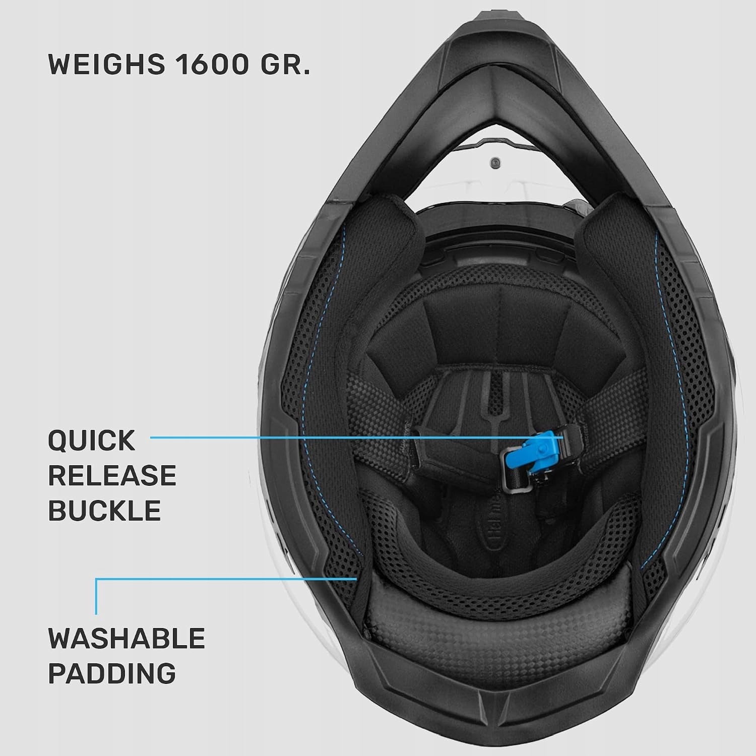 WESTT Fullface MTB quad motorcycle helmet L 59-60cm Manufacturer's catalog number W004WM