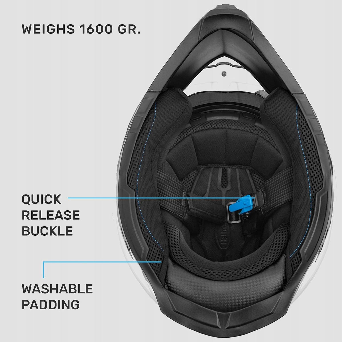 WESTT Fullface MTB quad motorcycle helmet L 59-60cm Manufacturer's catalog number W004WM