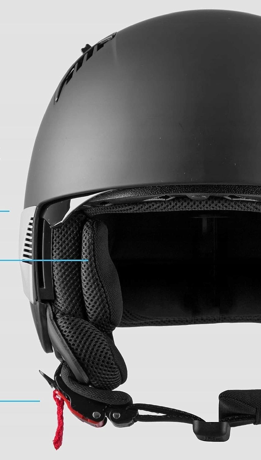 WESTT ROVER MOTORCYCLE HELMET Sun Visor Retro Matte Black S Manufacturer's catalog number AS654