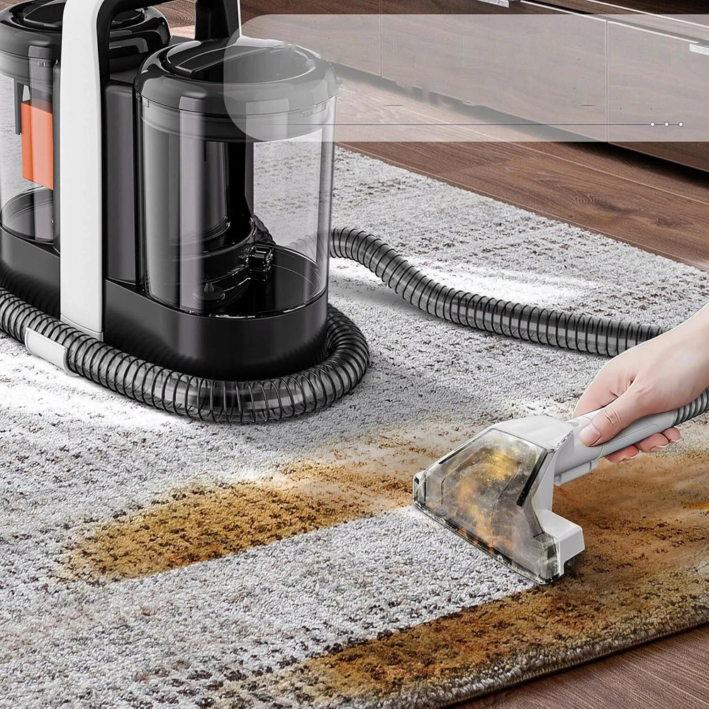 WET AND DRY CARPET UPHOLSTERY WASHING VACUUM CLEANER STRONG Dominant color white