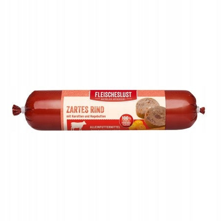 WET FOOD FOR DOGS Fleischeslust Meatlove 400 g BEEF WITH CARROTS