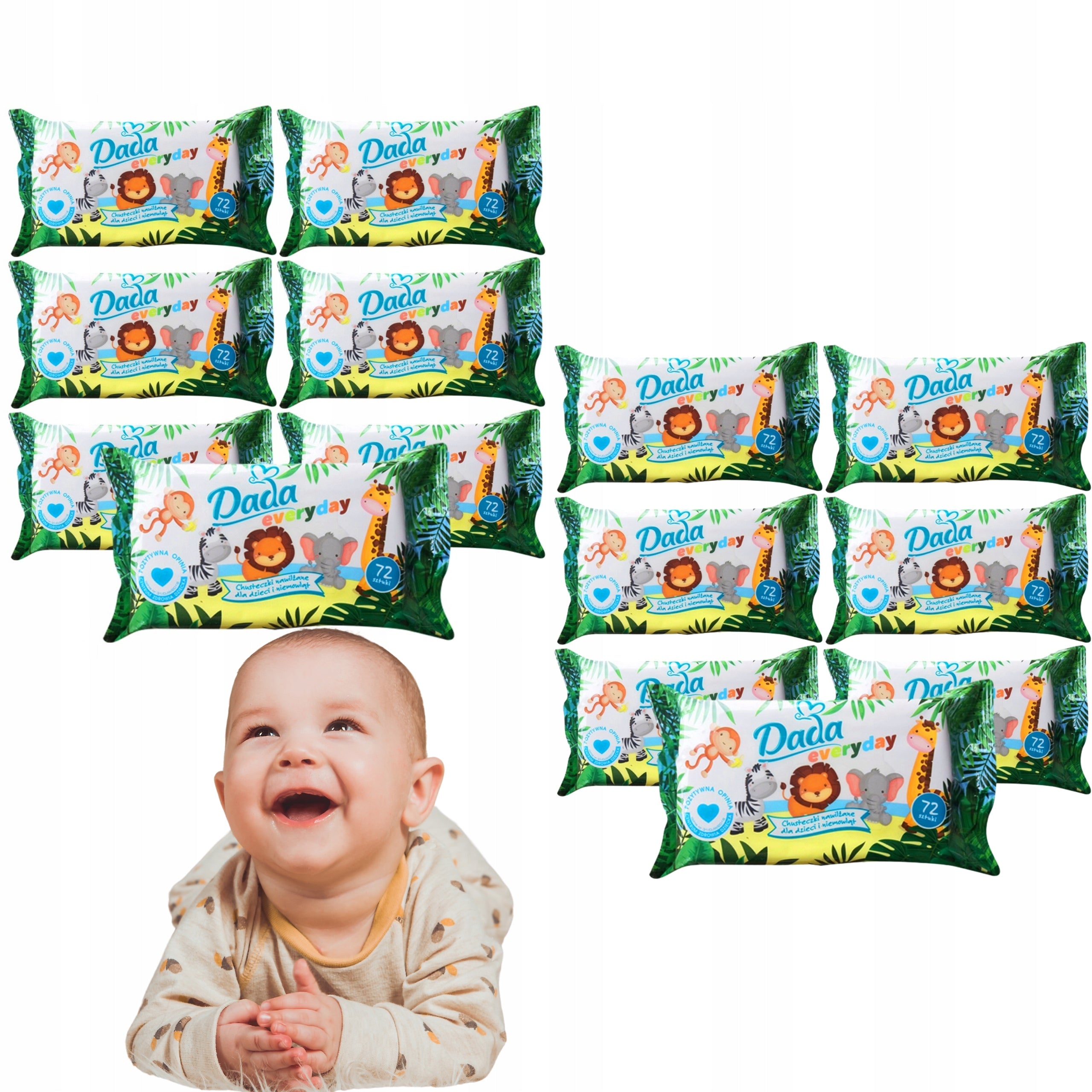 WET WIPES DADA WET SET 14x72 MEGA PAKA 1008pcs+EBOOK FREEBIE Packaging status original