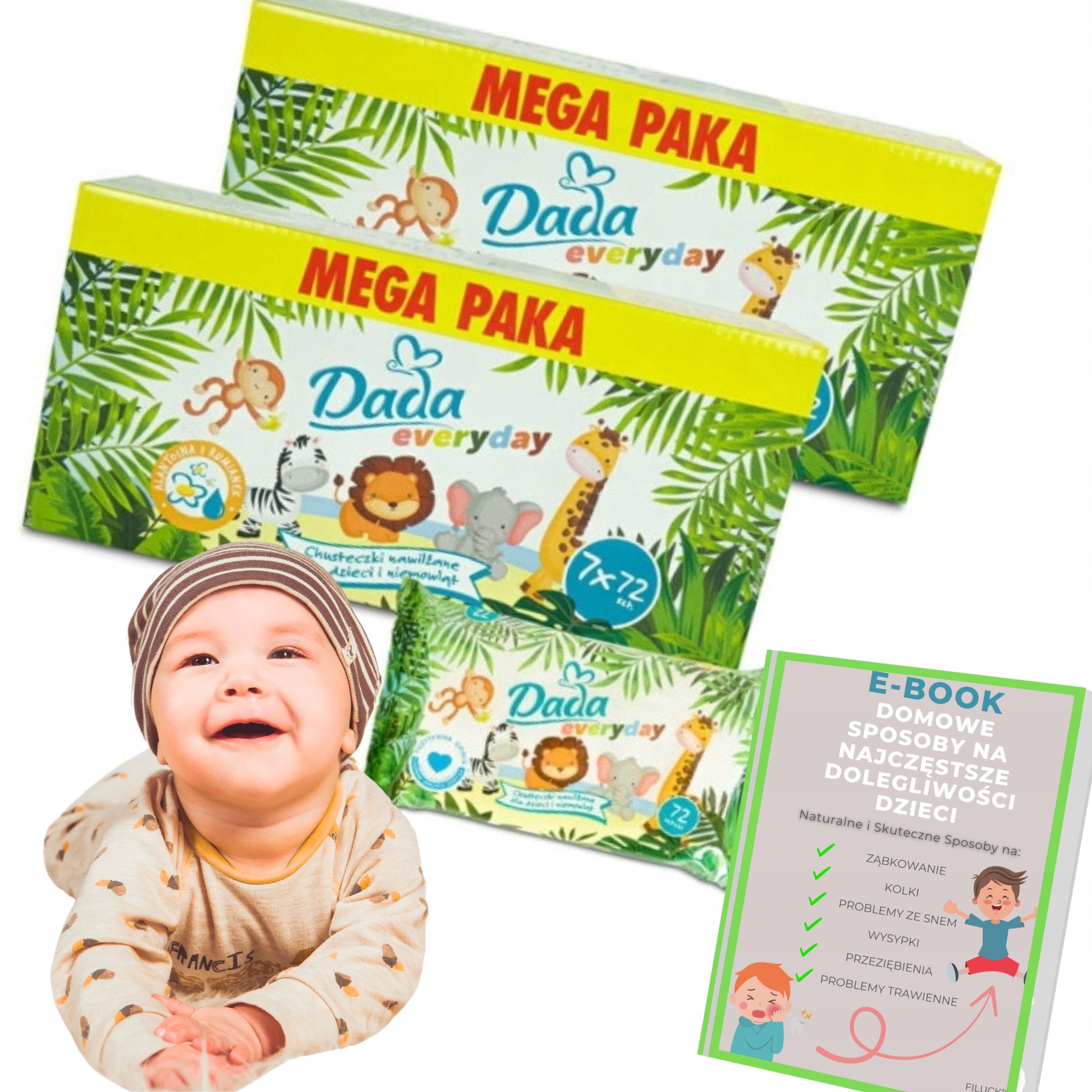 WET WIPES DADA WET SET 14x72 MEGA PAKA 1008pcs+EBOOK FREEBIE