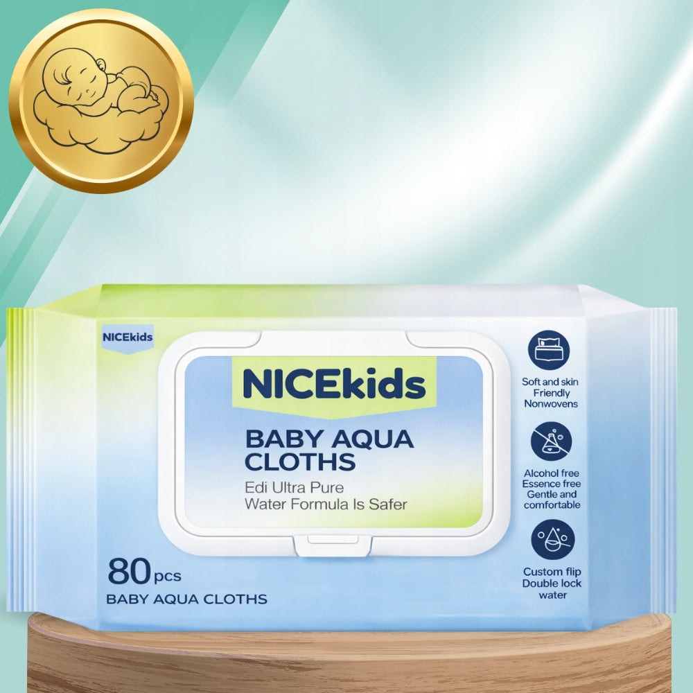 WET WIPES FOR CHILDREN AND INFANTS 99,89% WATER NICEKIDS 960 pieces Manufacturer code Pure Water Wipes 99,89% wody