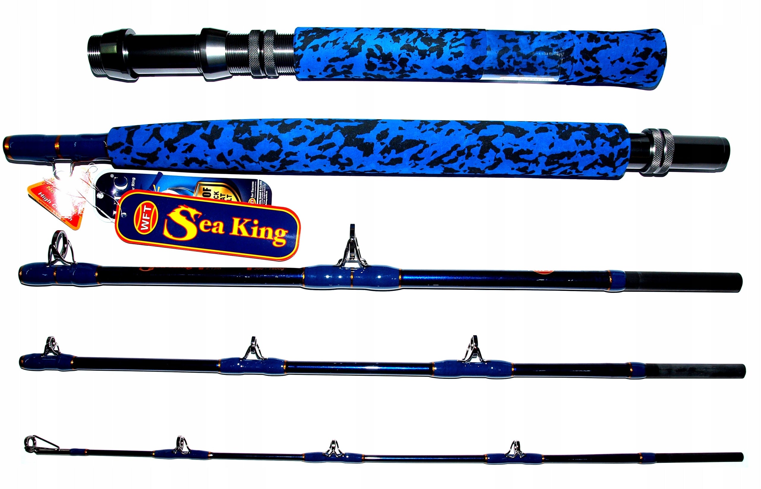 WFT SEA KING TRAVELLER 2.15m, 300-1600g, 5-Piece Heavy Duty Travel Rod