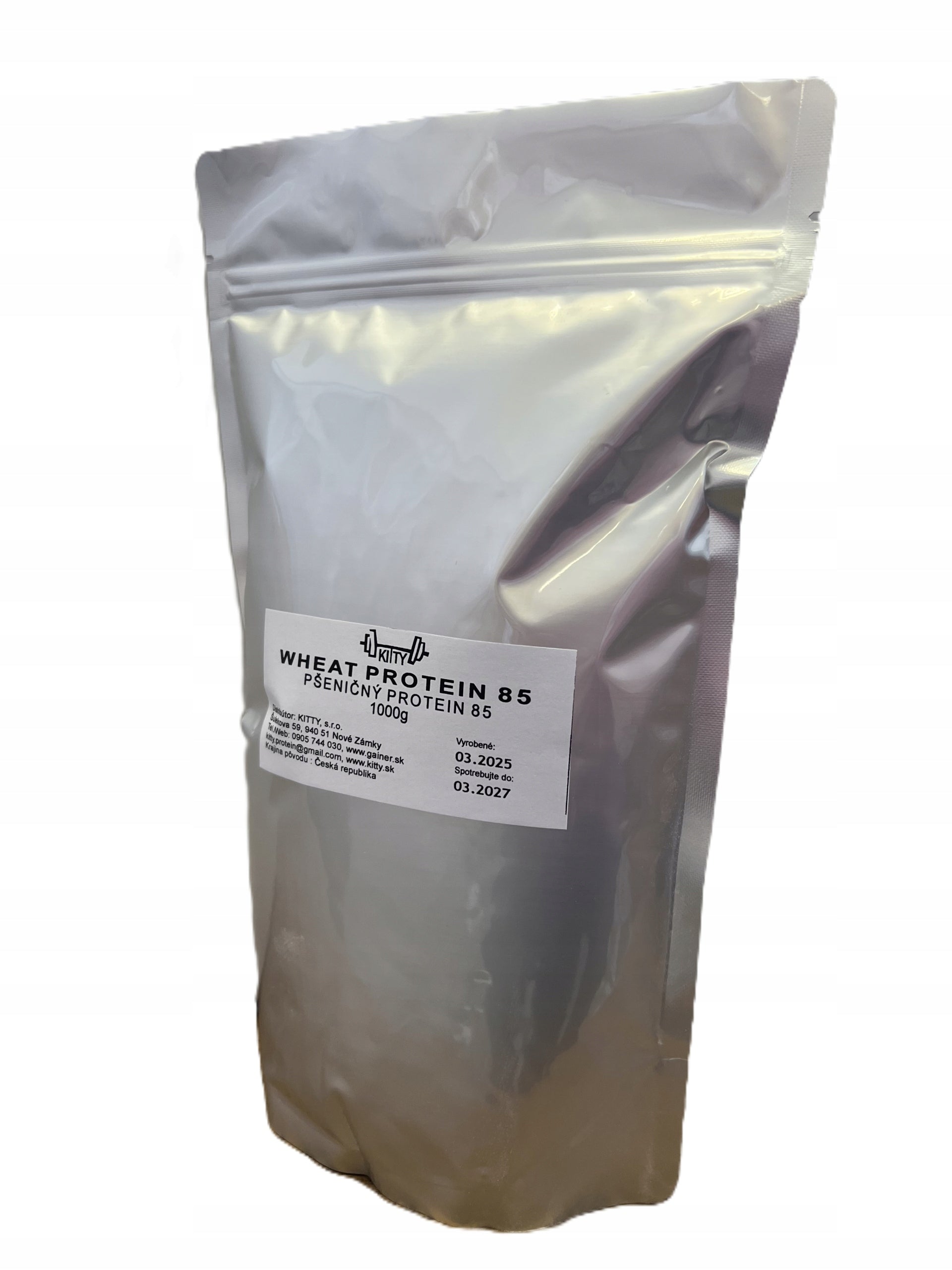 WHEAT PROTEIN 85 - 1000g. Pšeničný proteín EAN (GTIN) 8582000063923