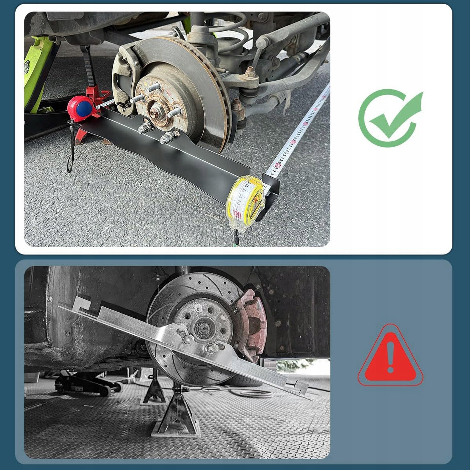 WHEEL CONVERGENCE SETTING TOOL STAINLESS STEEL EASY TO USE Product weight with unit packaging 1.5 kg