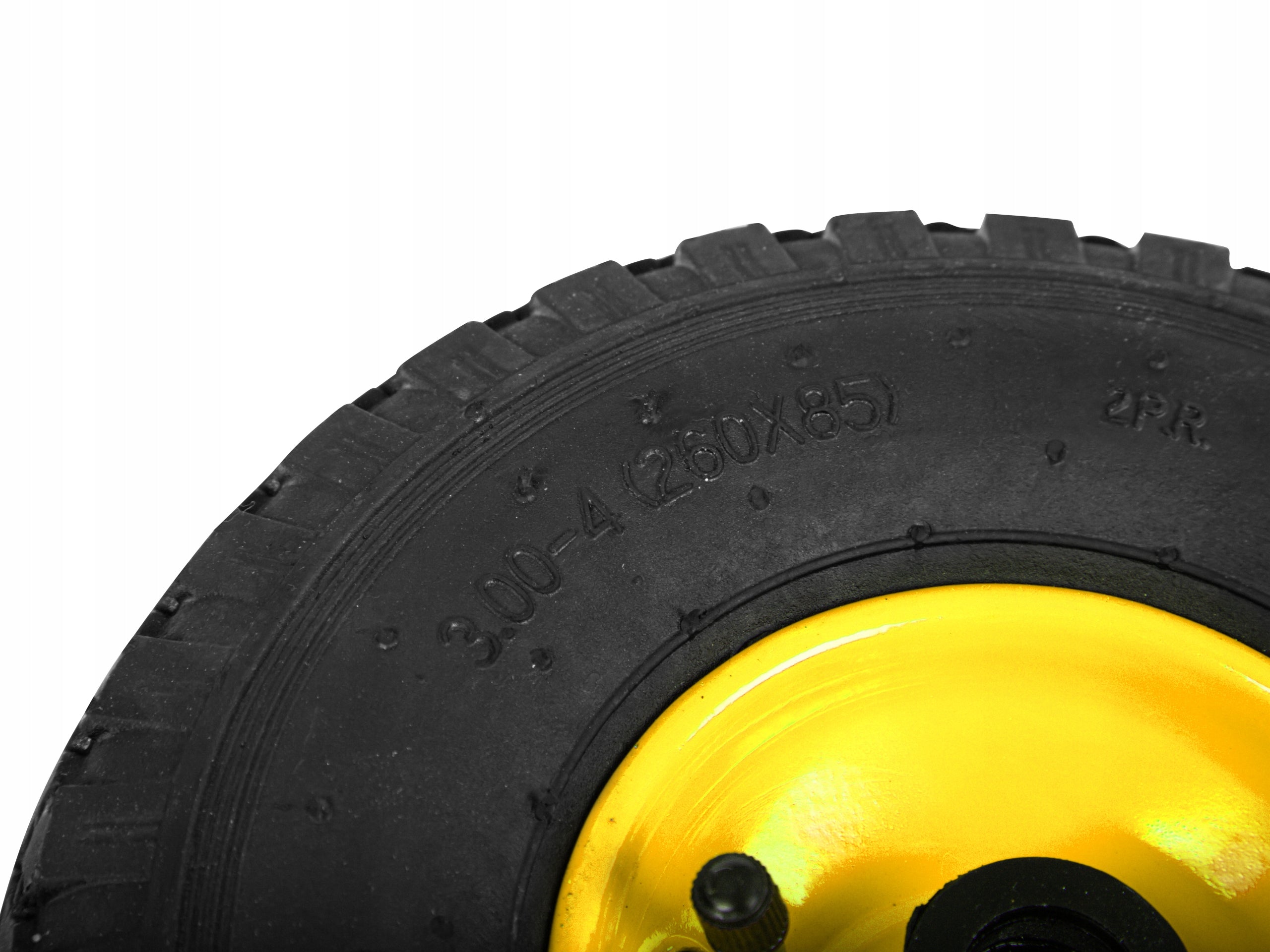 WHEEL FOR WHEELBARROW TROLLEY 2PR 260x85mm 3.00-4 WITH INNER TUBE PUMPED STRONG Product weight with unit packaging 1.2 kg