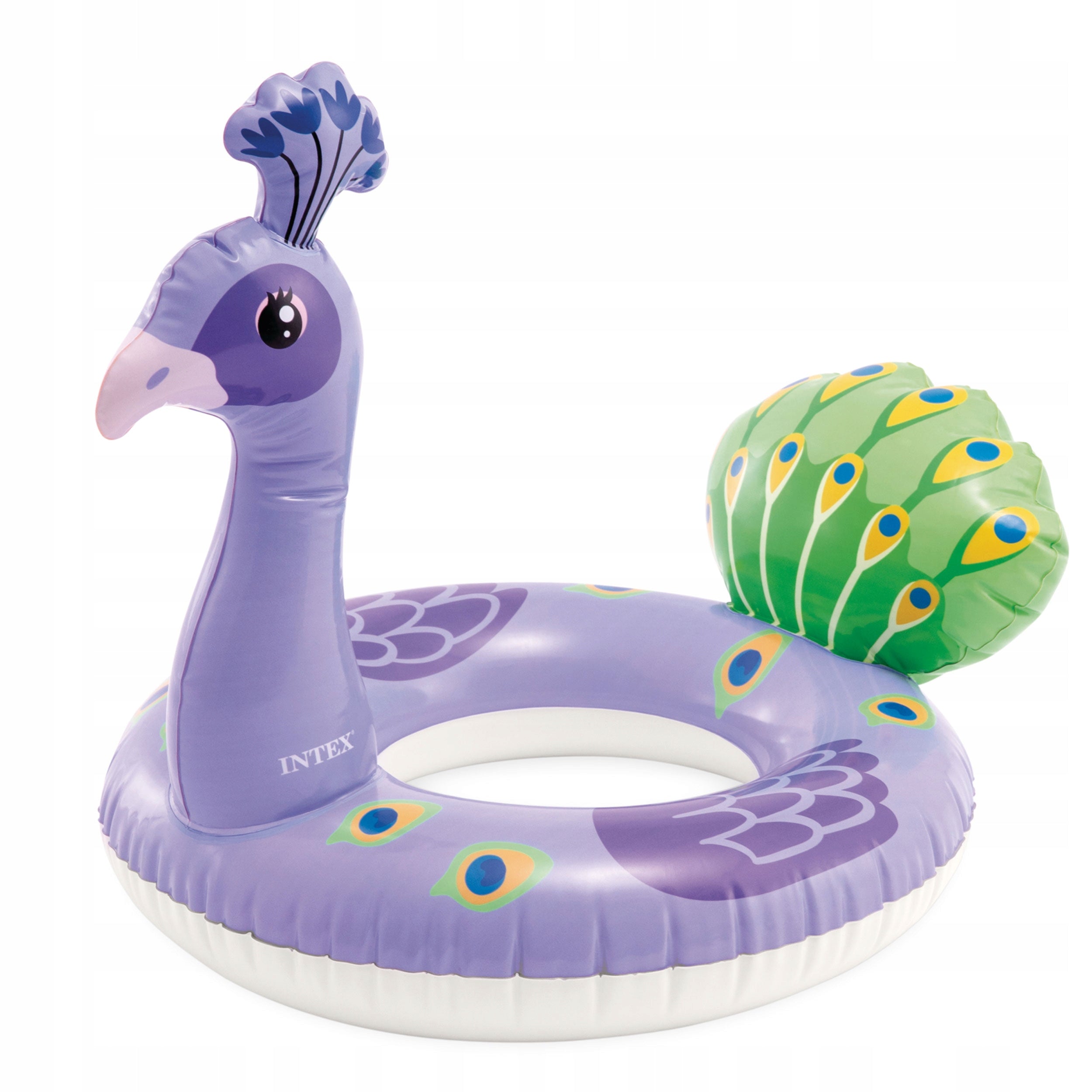 WHEEL INFLATABLE SWIMMING POOL WATER WHEEL FOR CHILDREN PEACOCK INTEX 59221