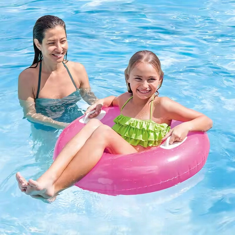 WHEEL INFLATABLE SWIMMING WHEEL 76CM WITH HANDLES FOR CHILDREN INTEX 59258 Brand Intex