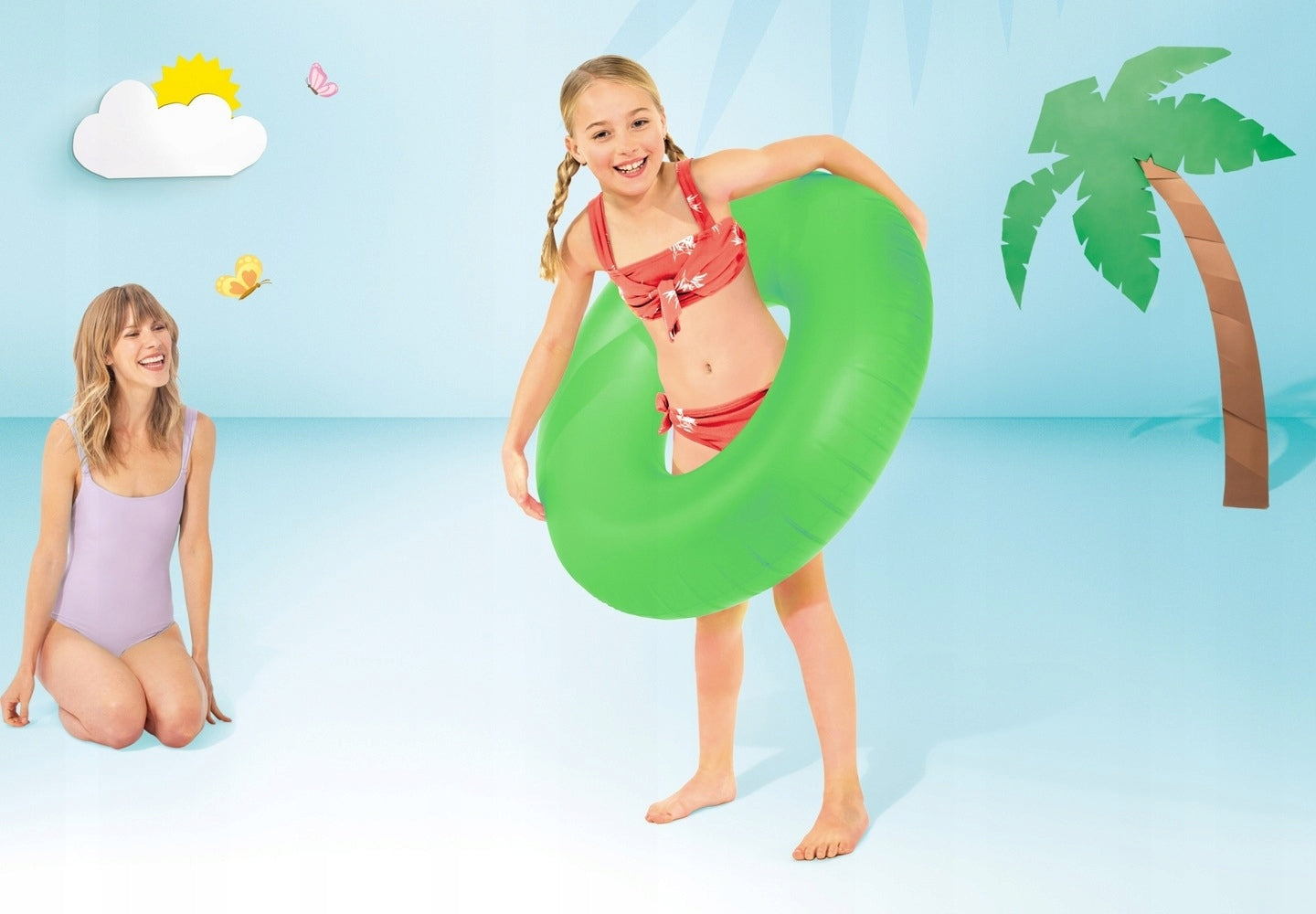 WHEEL INFLATABLE SWIMMING WHEEL FOR CHILDREN INTEX 59262 Product weight with unit packaging 0.35 kg