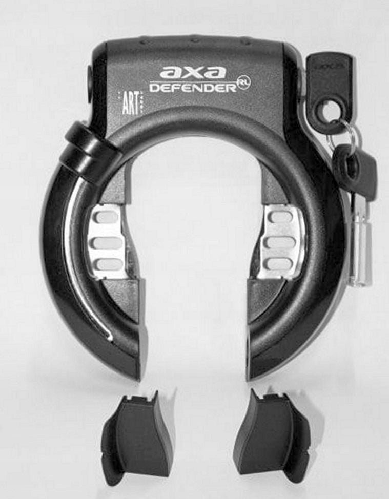 WHEEL LOCK FOR BICYCLES AXA DEFENDER BLACK 12/15 AXA SAFETY UNDER CHAIN Packaging status original