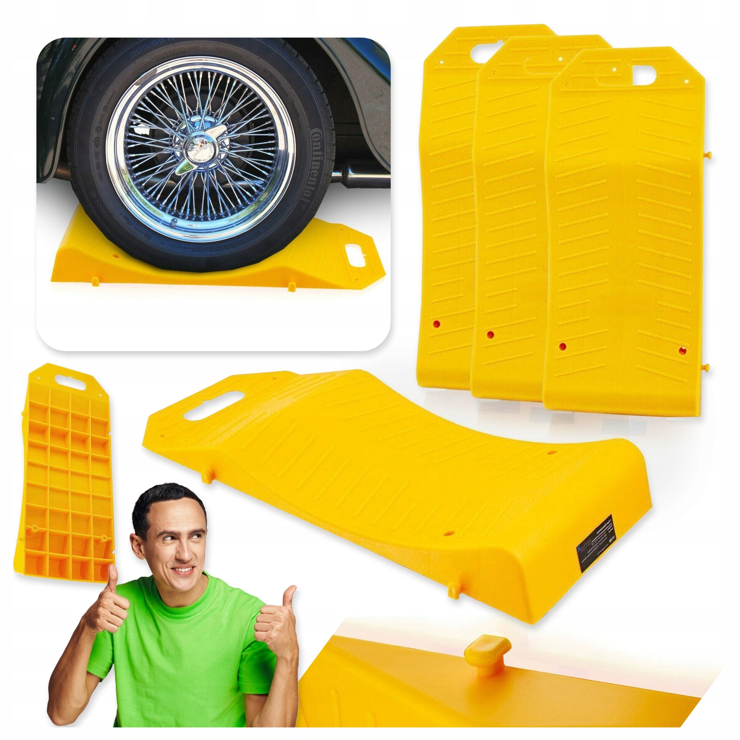 WHEEL WASHERS TIRE PROTECTORS 18" 4T 4PCS VINTAGE EXHIBITION CARS
