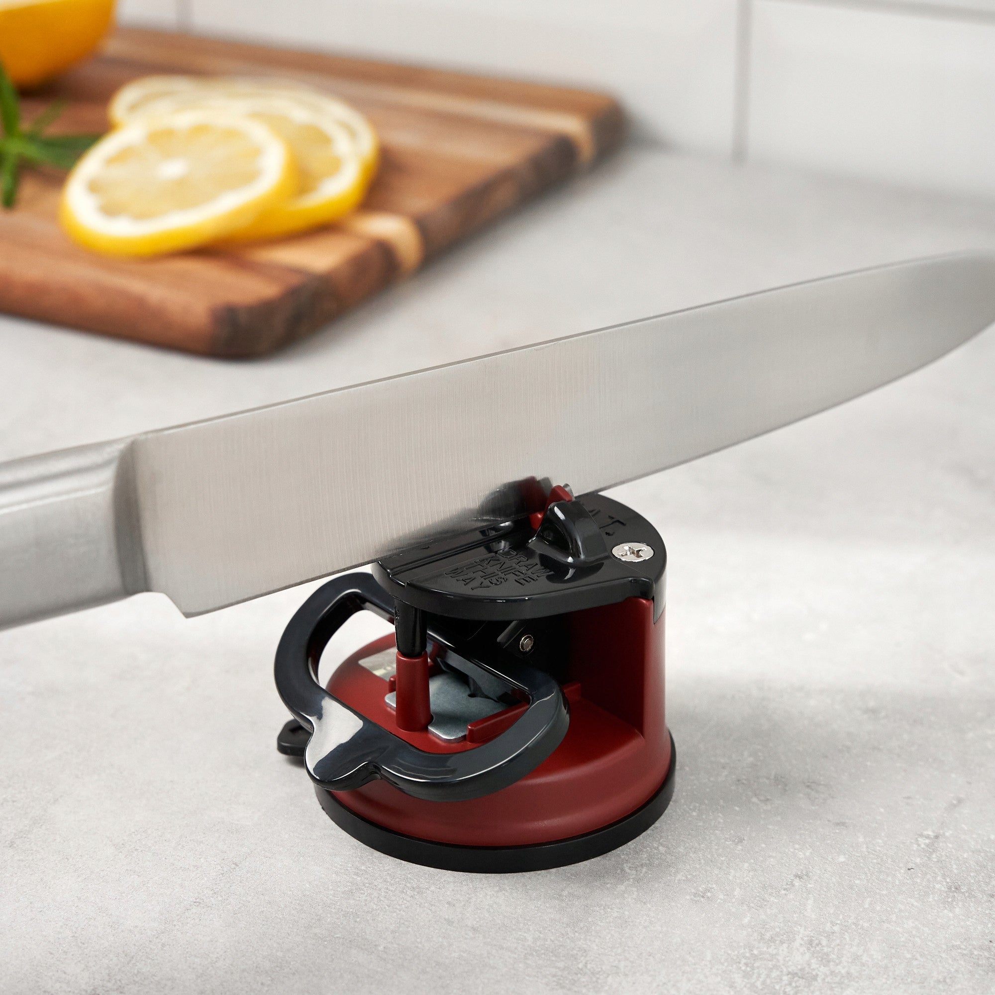 WHETSTONE SHARPENER KITCHEN KNIVES -EASY -SAFE -WOLFRAM ANYSHARP CLASSIC Brand AnySharp