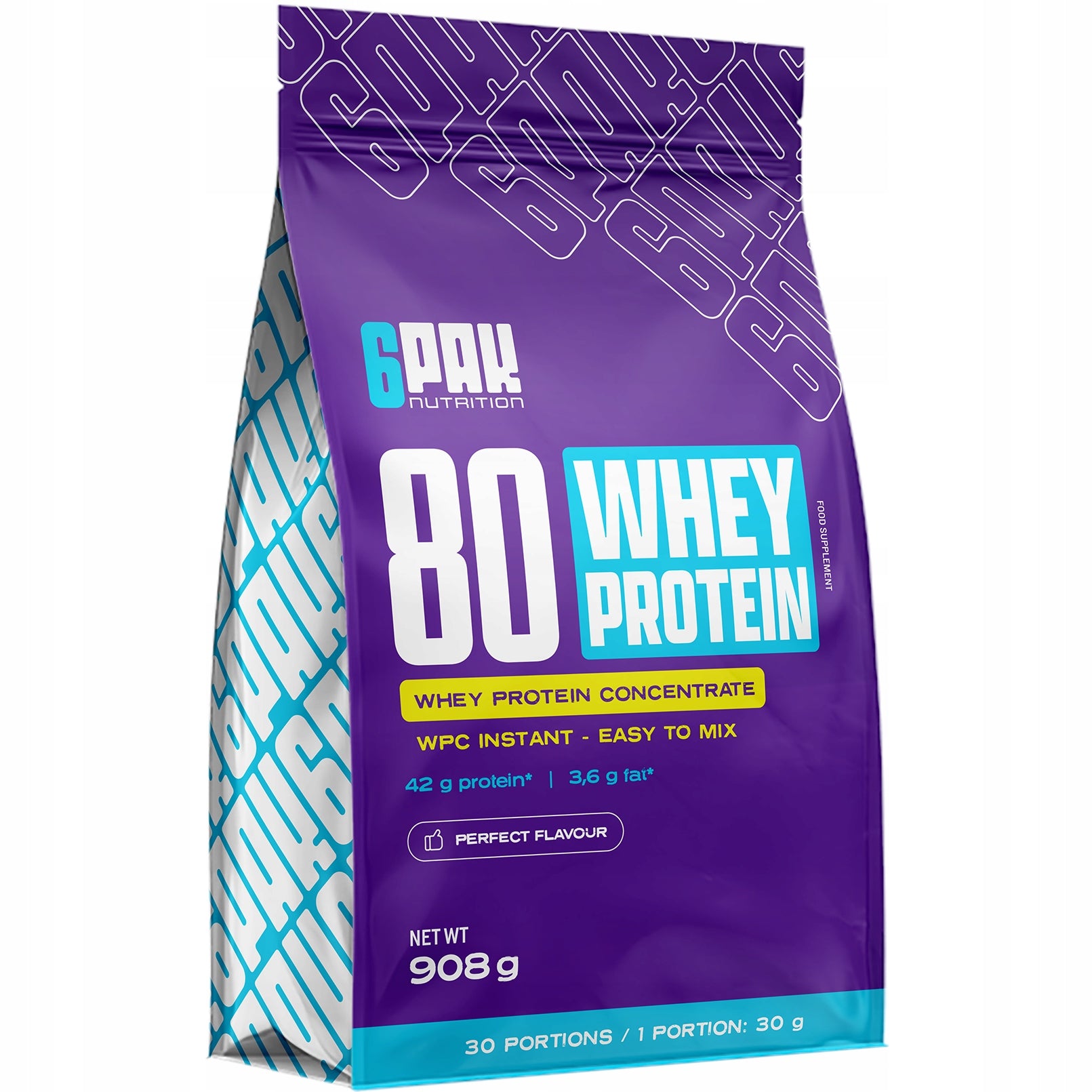 WHEY Protein WPC 100% 908G Whey Protein BCAA Instant