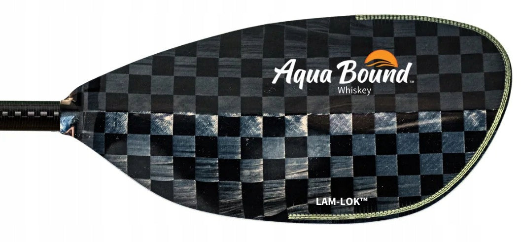 WHISKEY CARBON KAYAK PADDLE FOR KAYAK 220cm AQUA BOUND CARBON LIGHT Brand Aqua Bound
