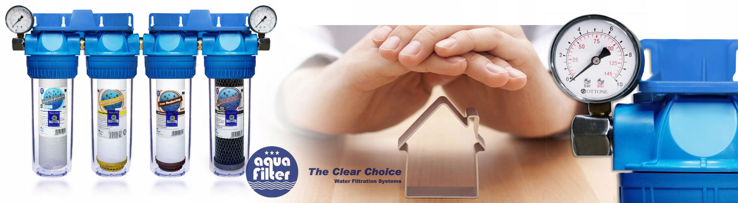 WHOLE HOUSE WATER FILTER IRON SOFTENER 3/4 - Flow-through for Home Packaging status original