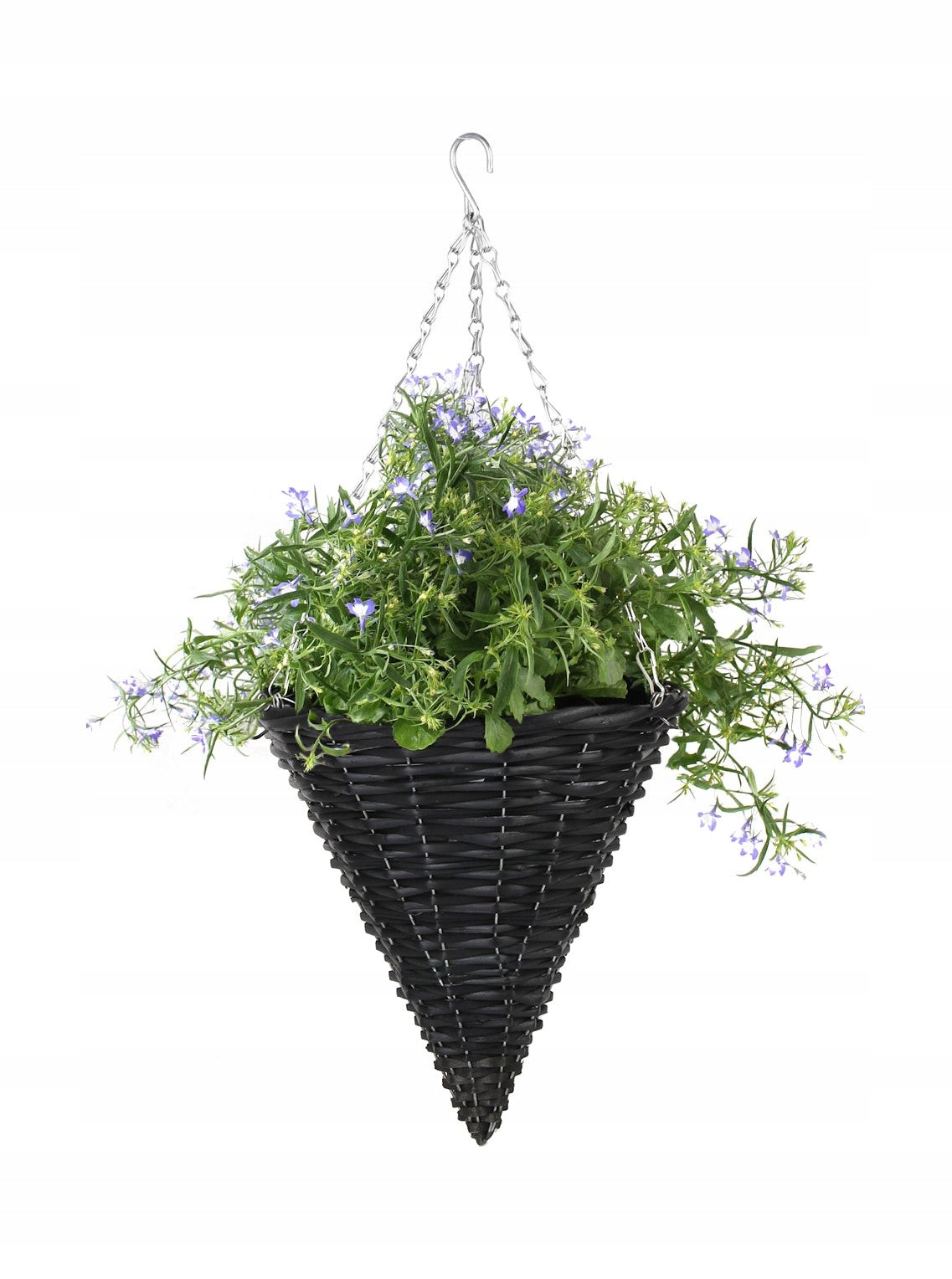 WICKER HANGING BASKET FOR FLOWERS 28x28x32/68 cm Manufacturer code YDL-180364.C