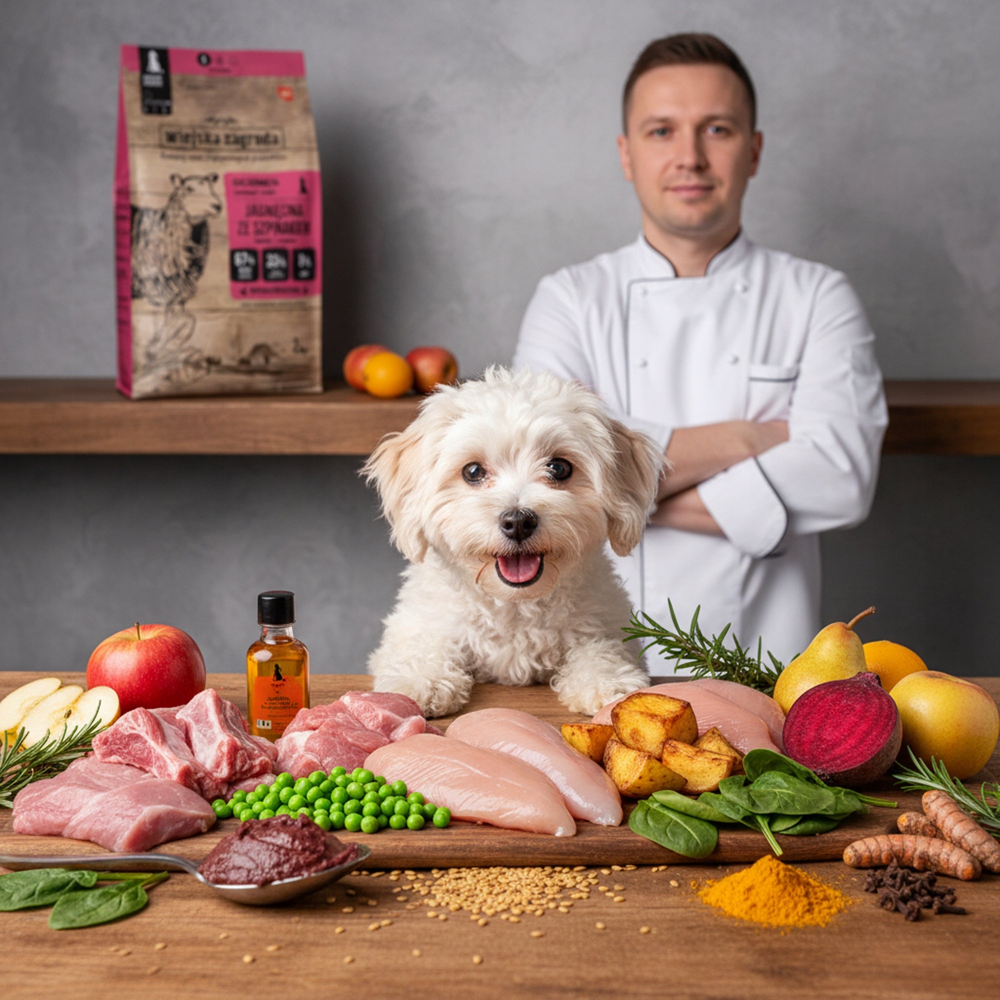 WIEJSKA ZAGRODA Lamb with SPINACH 2kg for puppies Puppy Junior S Packaging status original
