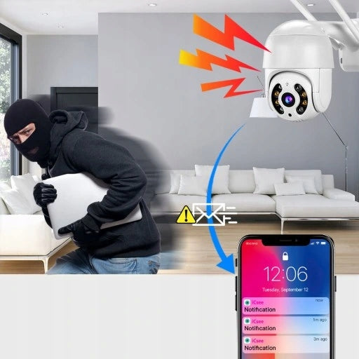 WIFI IP SMART CAMERA FULL HD 4MP MONITORING 1080p ZOOM 4x DETECTION Brand no brand