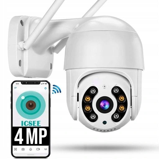 WIFI IP SMART CAMERA FULL HD 4MP MONITORING 1080p ZOOM 4x DETECTION